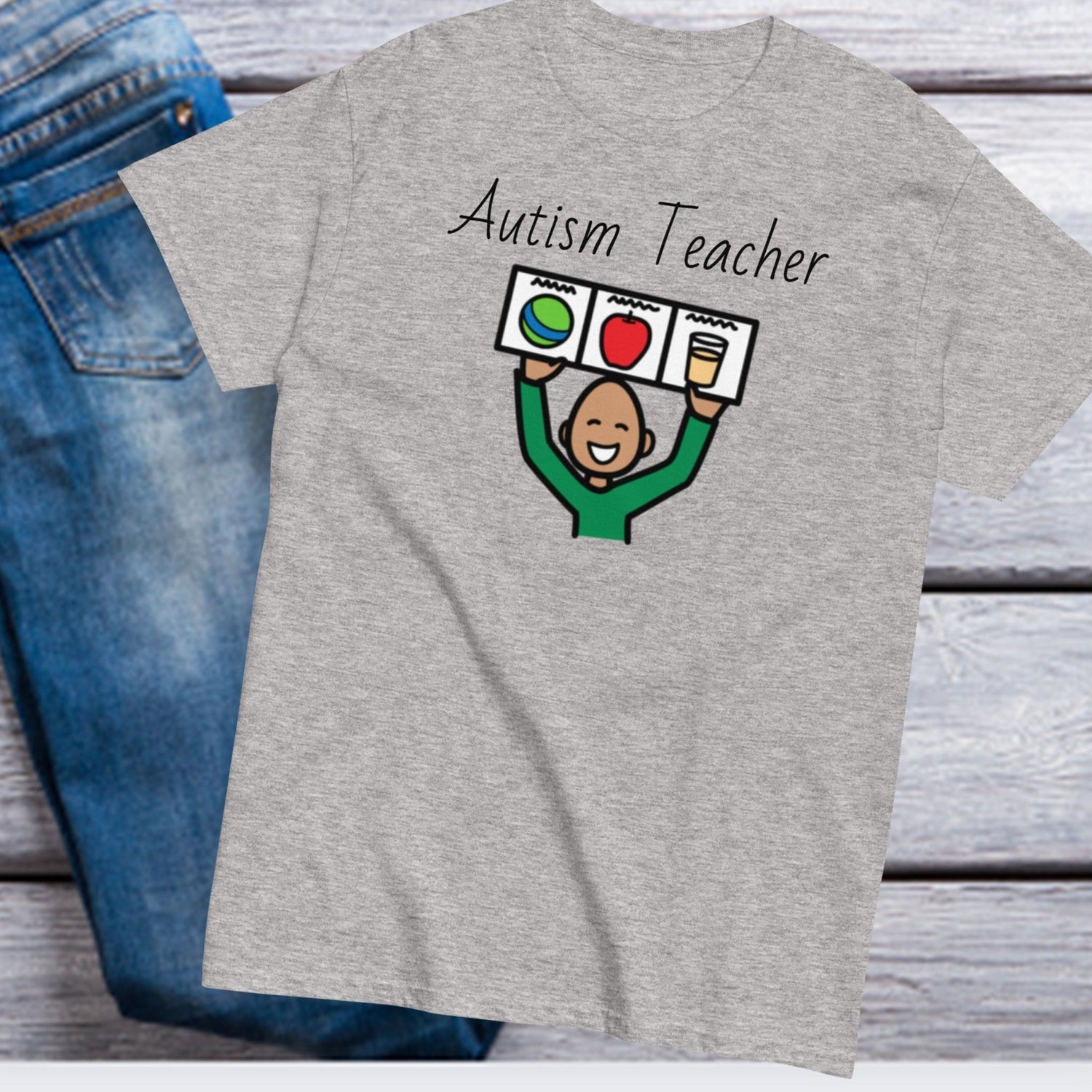 Special education teacher and SLP classic t-shirts with Boardmaker PCS