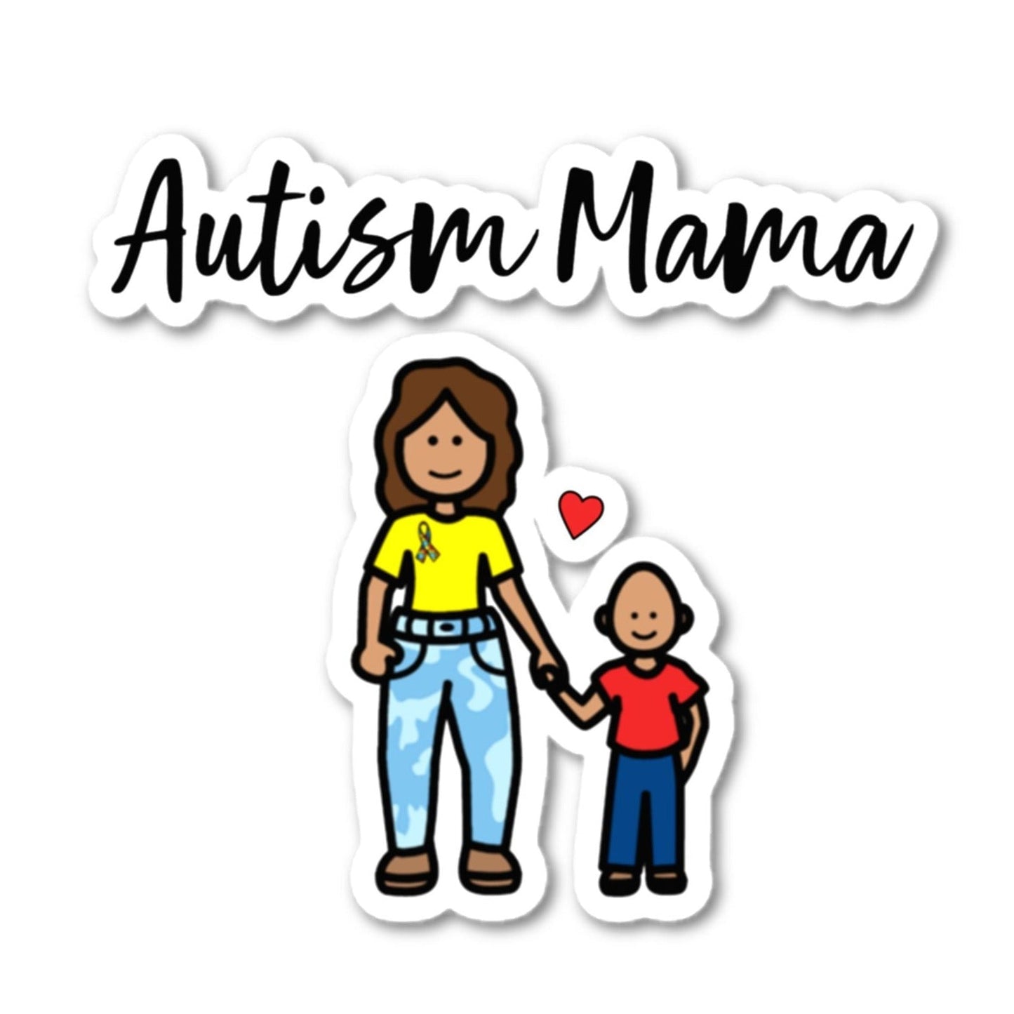 Autism Mama Boardmaker PCS Vinyl Sticker for SLP and Special Education Autism and Autism Acceptance 