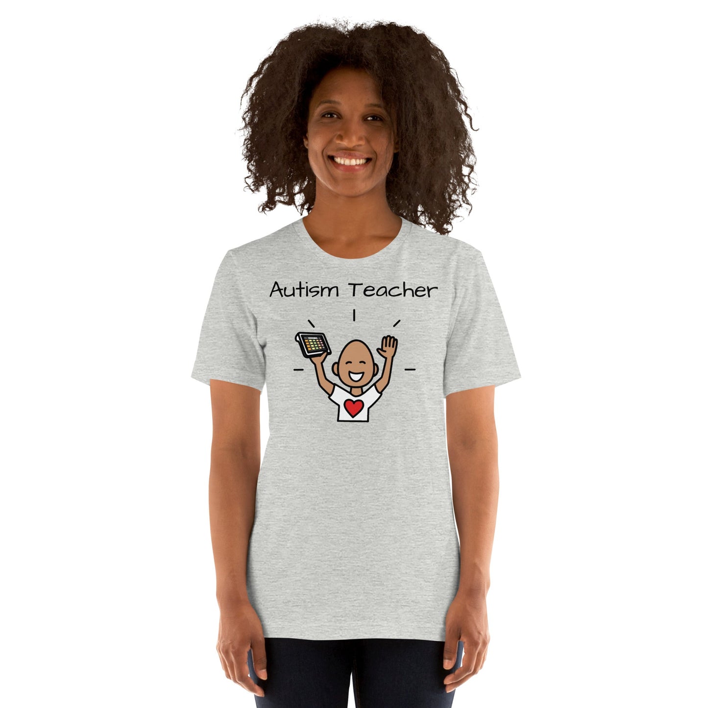 "Autism Teacher" Special Education Teacher AAC T-shirt with Boardmaker PCS Unisex