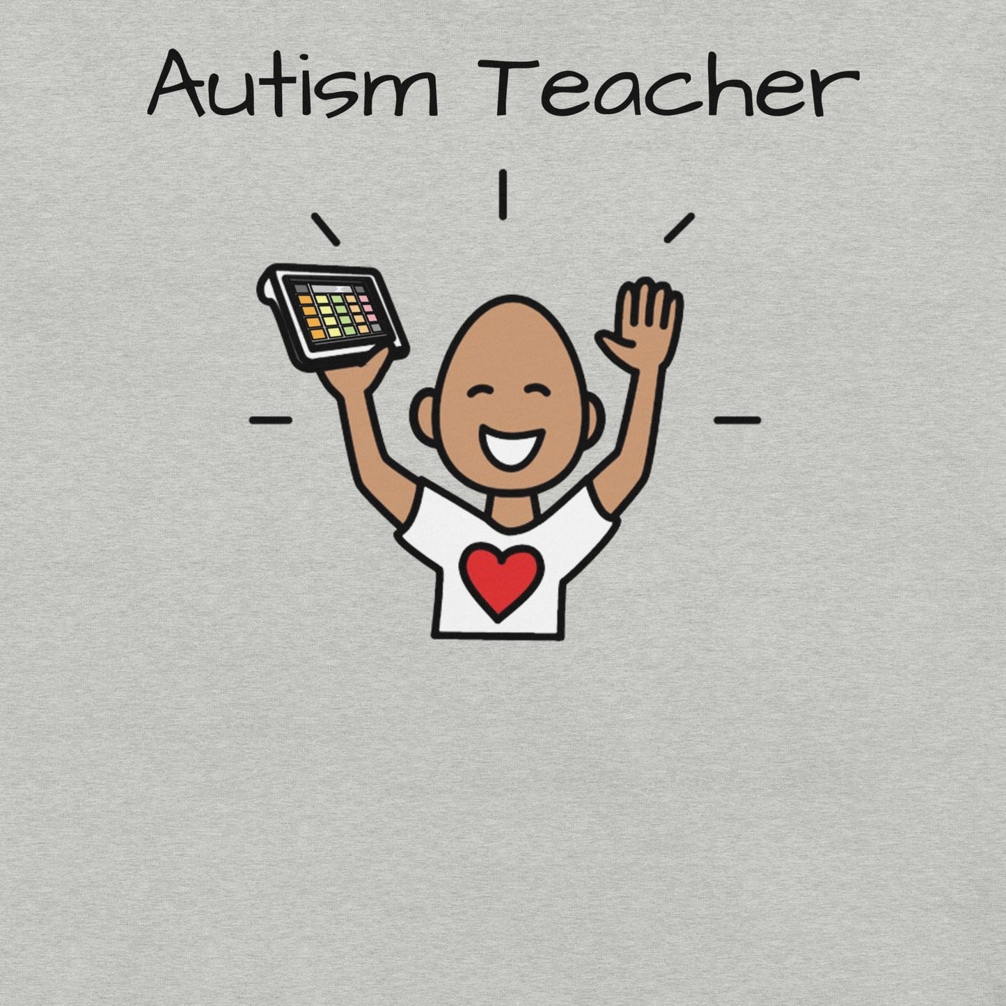 "Autism Teacher" Special Education Teacher AAC T-shirt with Boardmaker PCS Unisex