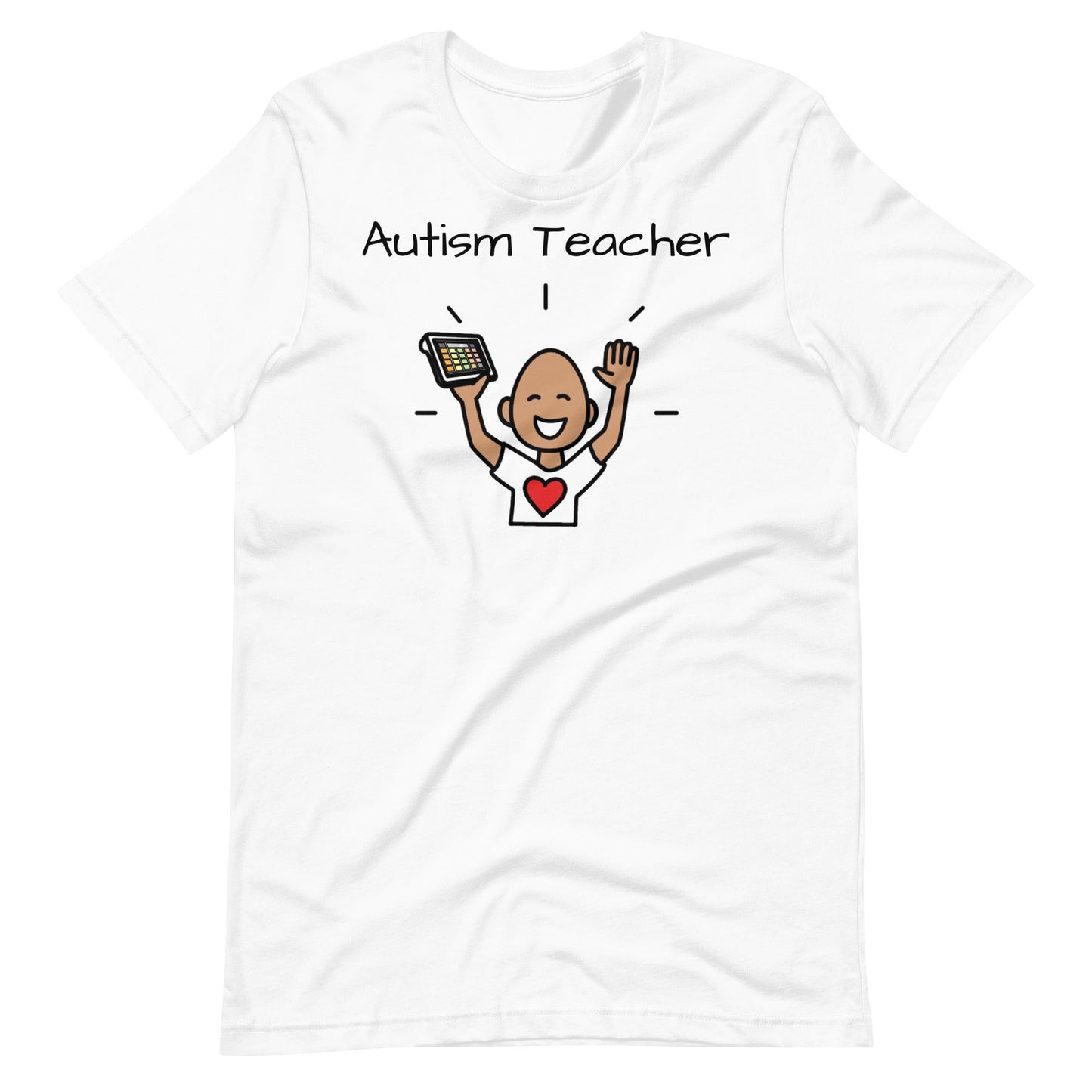 "Autism Teacher" Special Education Teacher AAC T-shirt with Boardmaker PCS Unisex