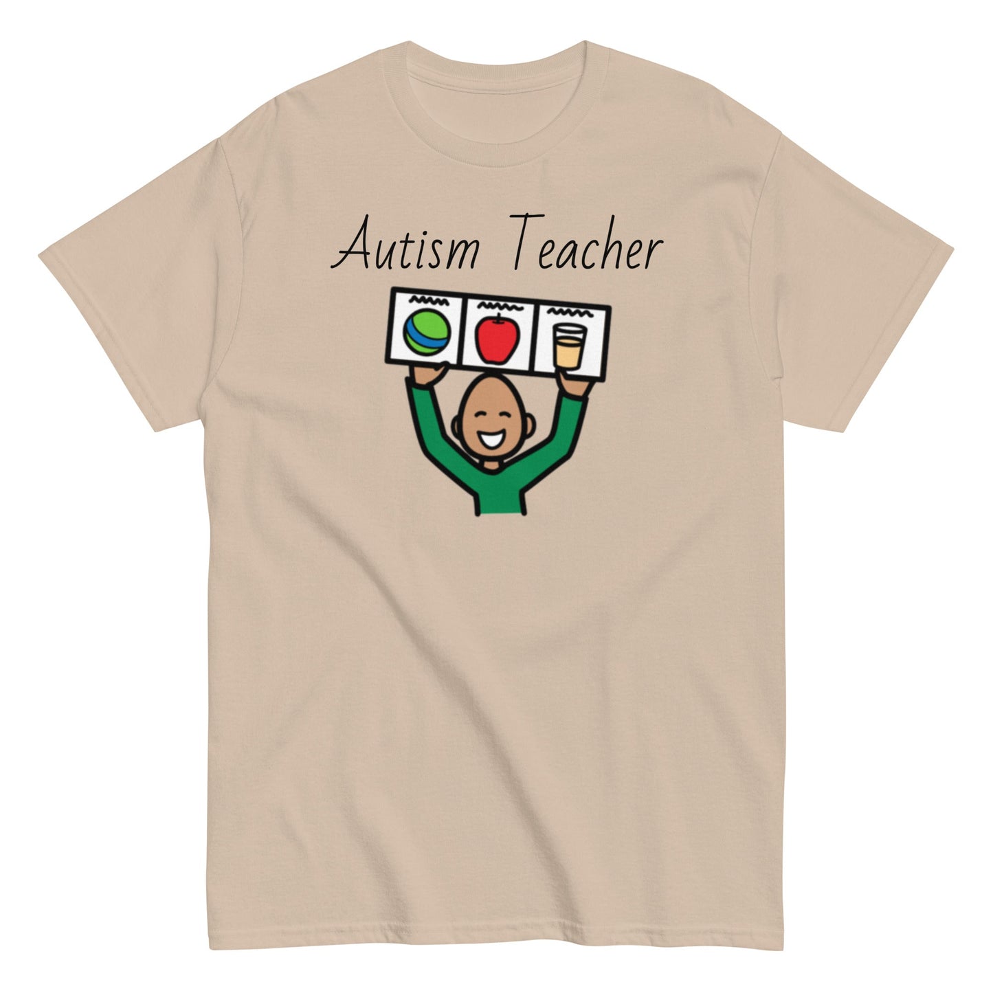 Autism Teacher Special Education Teacher t-shirt with Boardmaker PCS sand AAC shirt