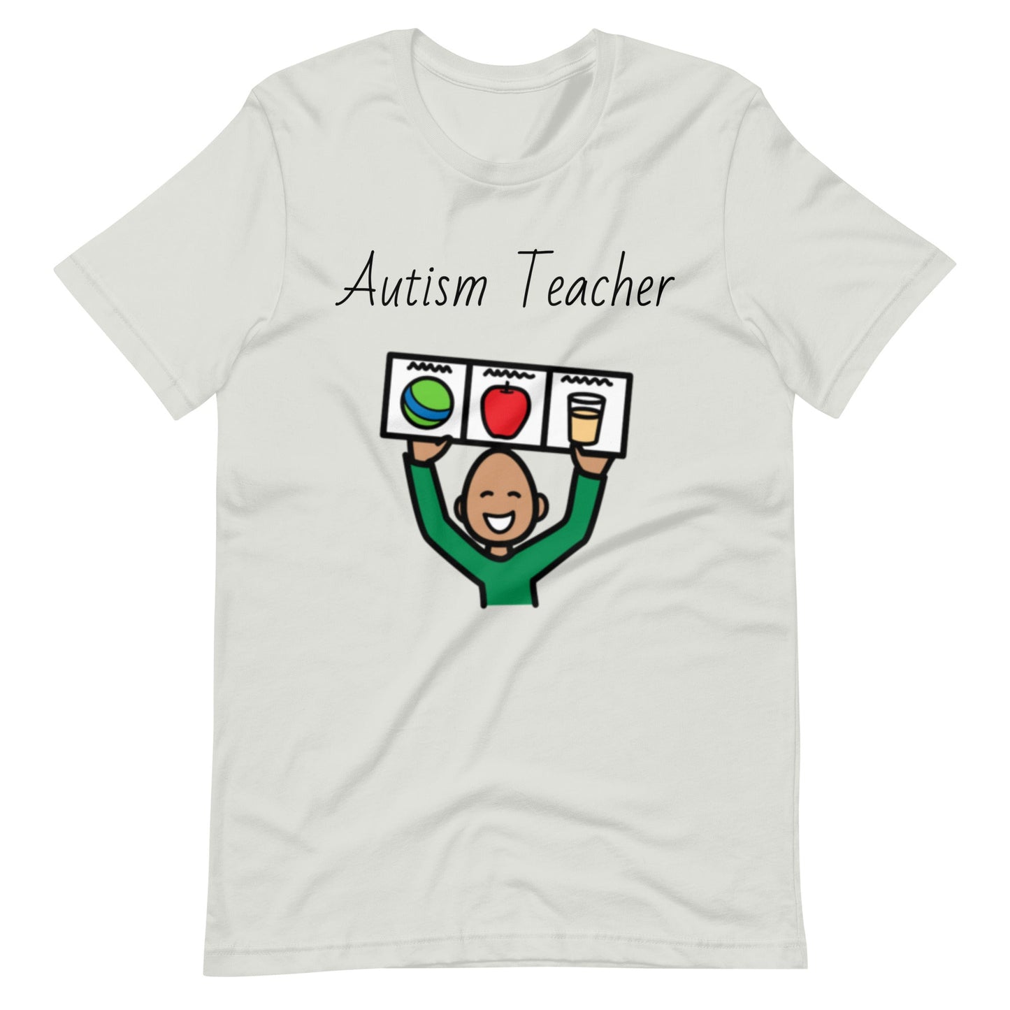 "Autism Teacher" Visual Supports Special Education Teacher T-shirt with Boardmaker PCS Unisex