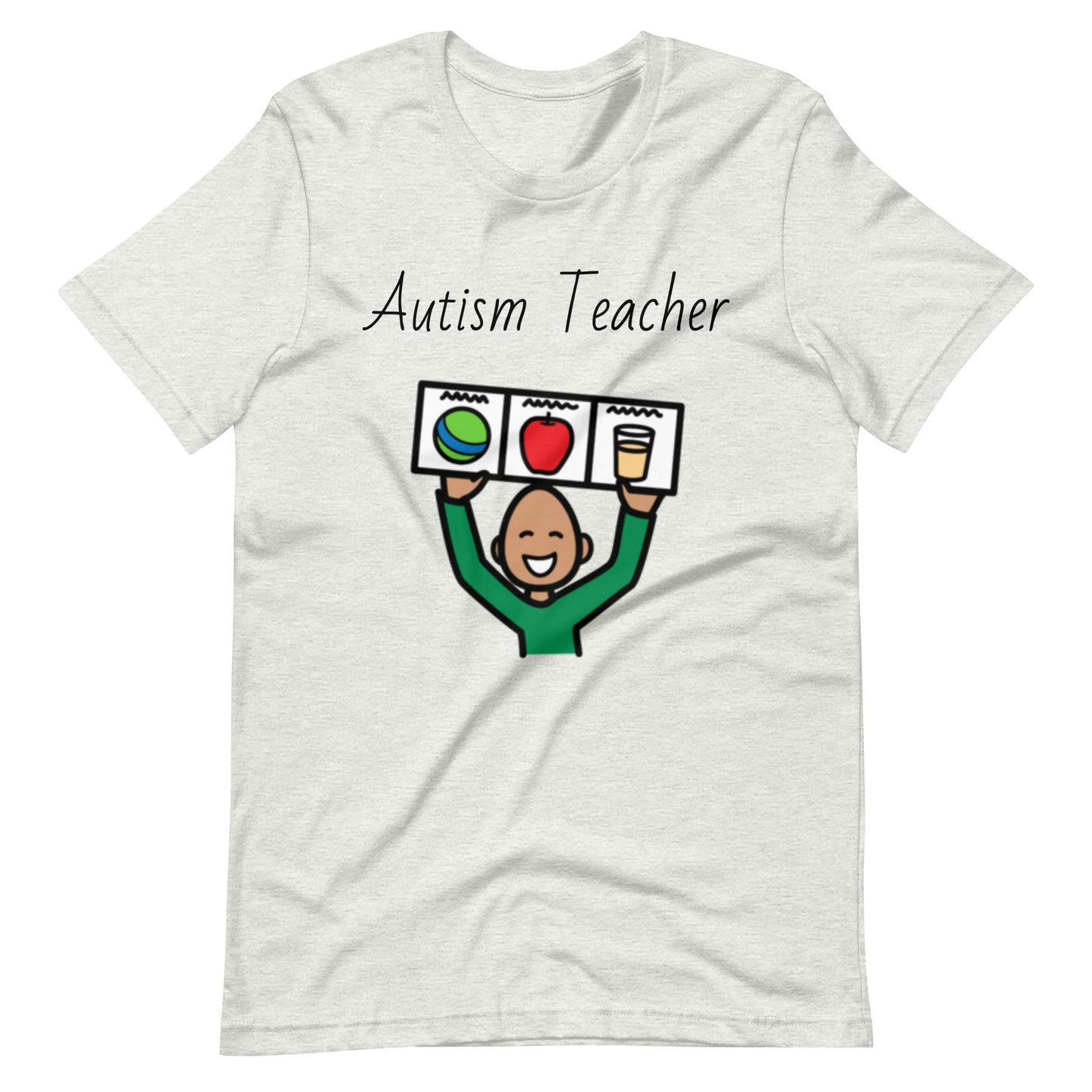 "Autism Teacher" Visual Supports Special Education Teacher T-shirt with Boardmaker PCS Unisex