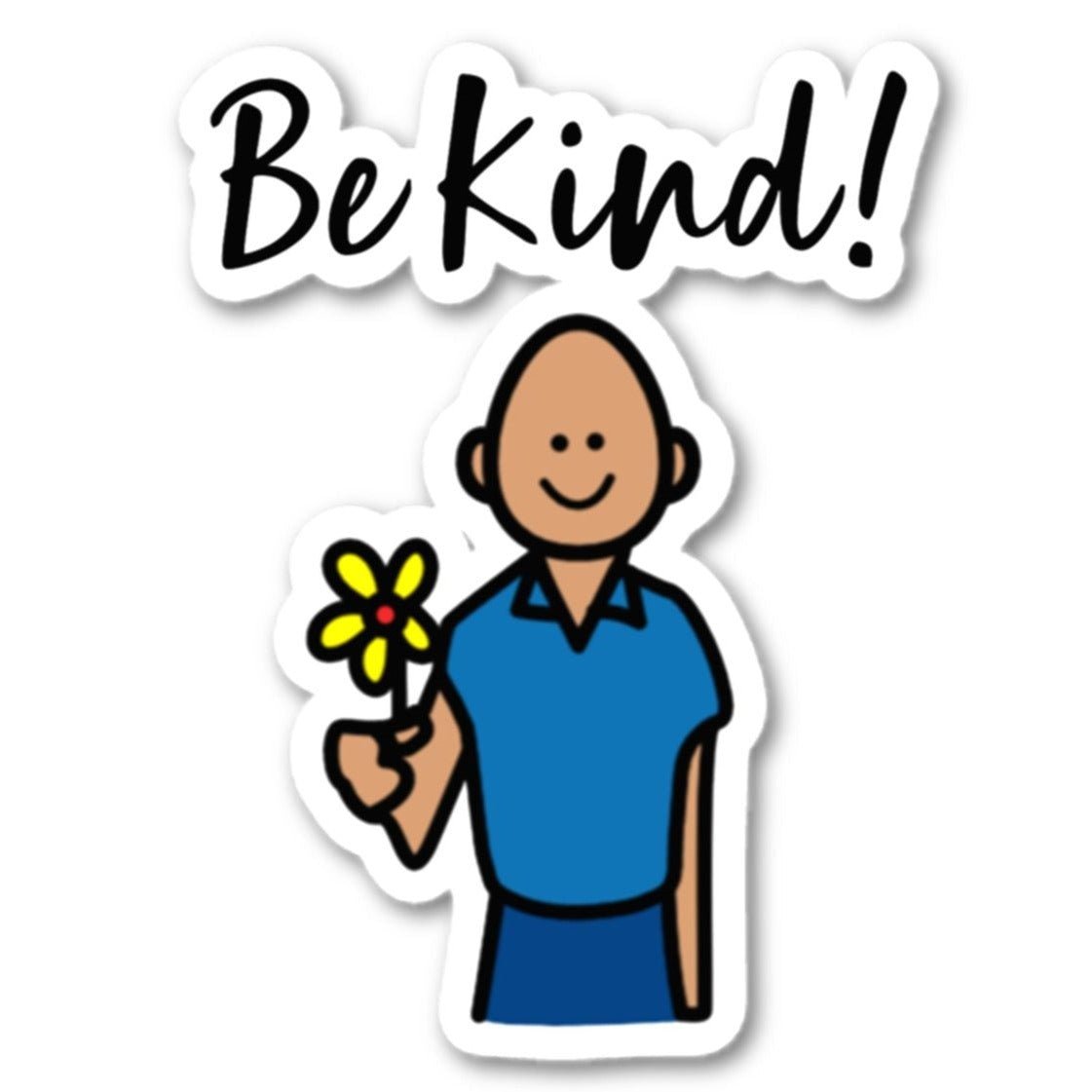 Autism Awareness Be Kind AAC Vinyl Sticker for SLP and Special Education Teacher Autism Acceptance with Boardmaker PCS