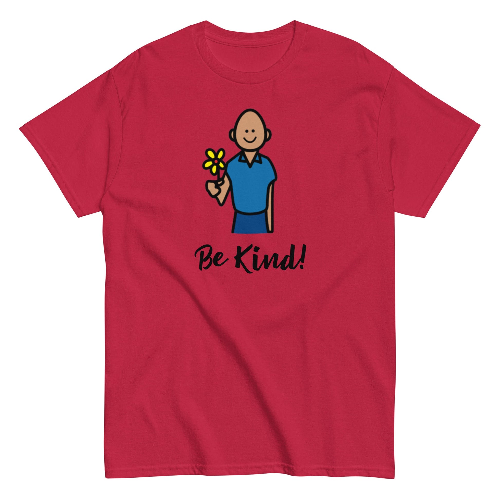 Special education teacher t-shirt; SLP shirt, "Be Kind" Autism awareness t-shirt with Boardmaeker PCS Unisex classic shirt cardinal red