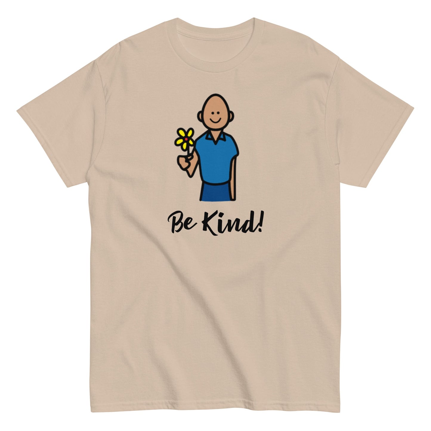 Special education teacher t-shirt; SLP shirt, "Be Kind" Autism awareness t-shirt with Boardmaeker PCS Unisex classic shirt sand