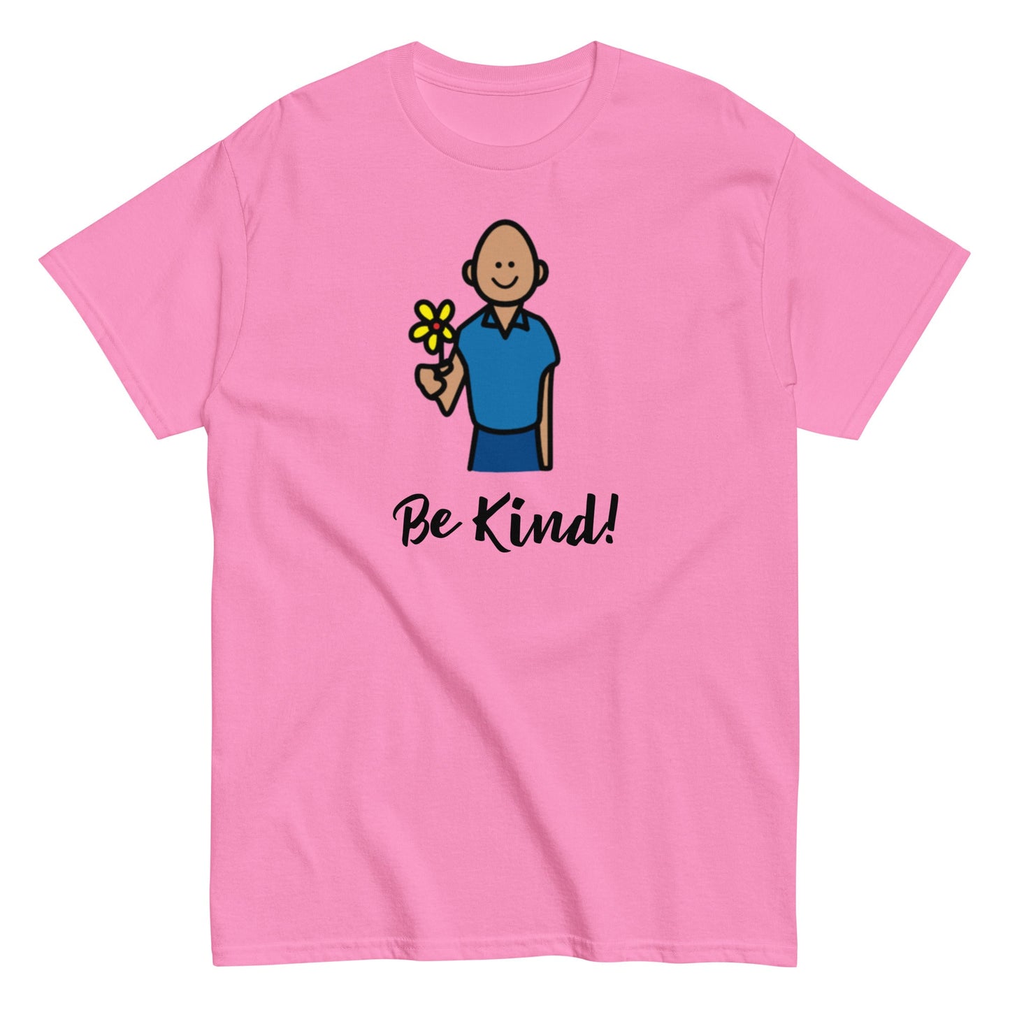 Special education teacher t-shirt; SLP shirt, "Be Kind" Autism awareness t-shirt with Boardmaeker PCS Unisex classic shirt pink