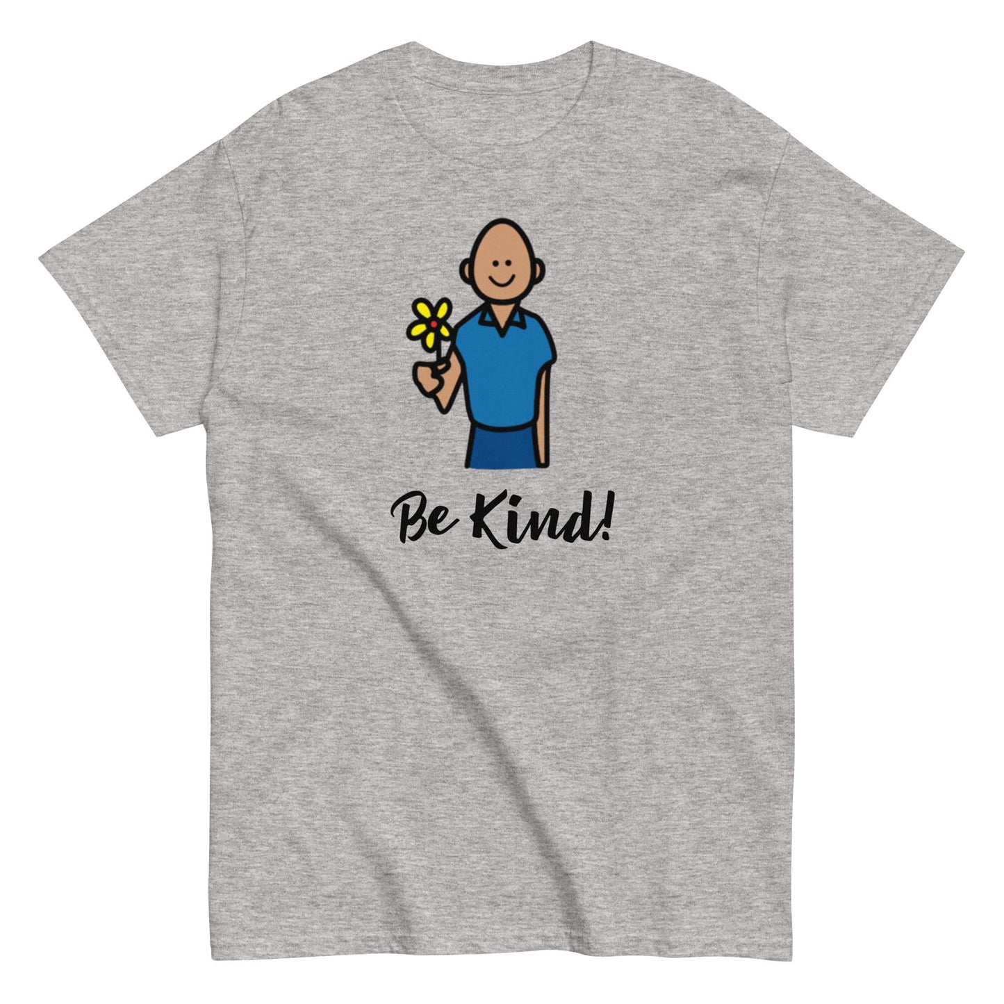 Special education teacher t-shirt; SLP shirt, "Be Kind" Autism awareness t-shirt with Boardmaeker PCS Unisex classic shirt light gray heather