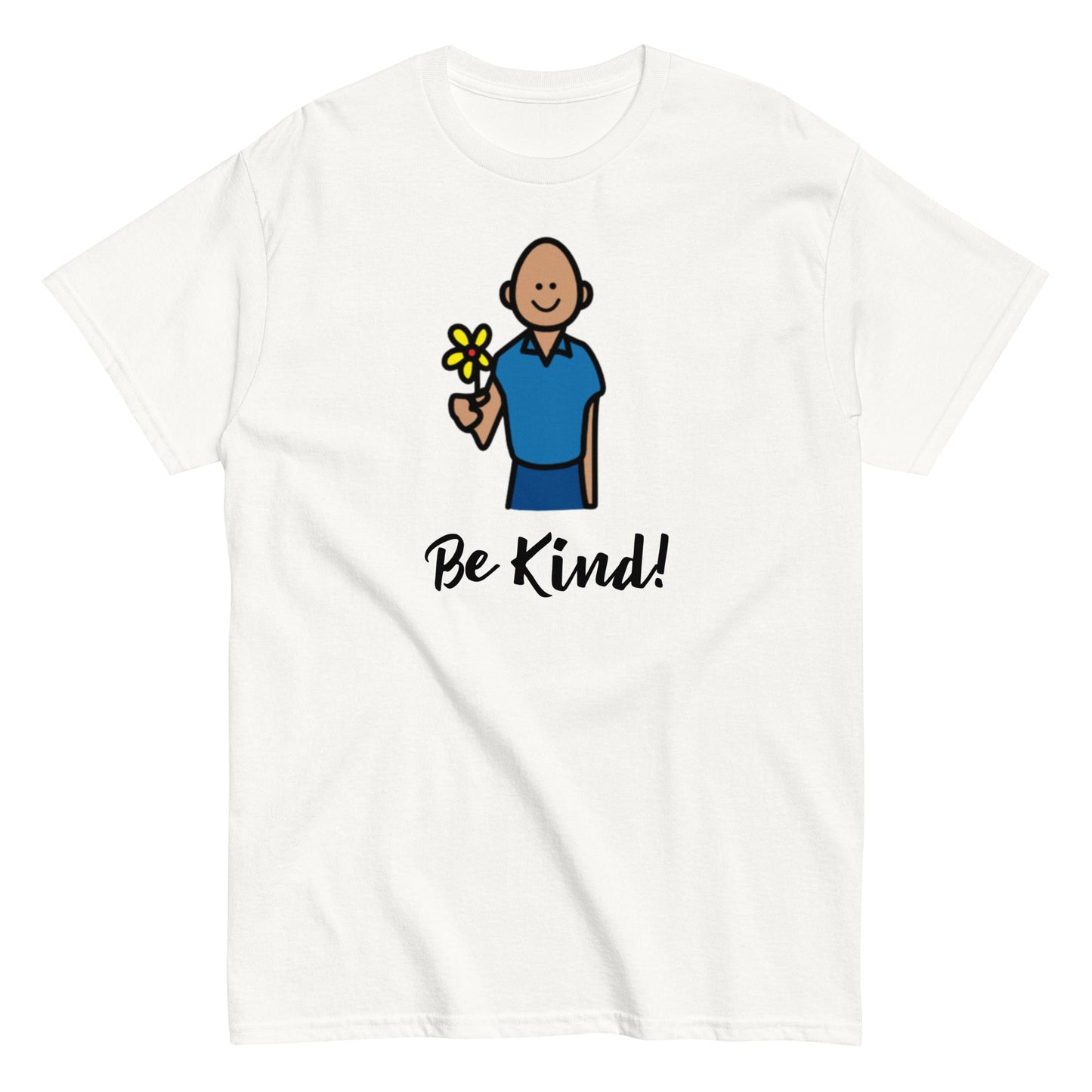 Special education teacher t-shirt; SLP shirt, "Be Kind" Autism awareness t-shirt with Boardmaeker PCS Unisex classic shirt white