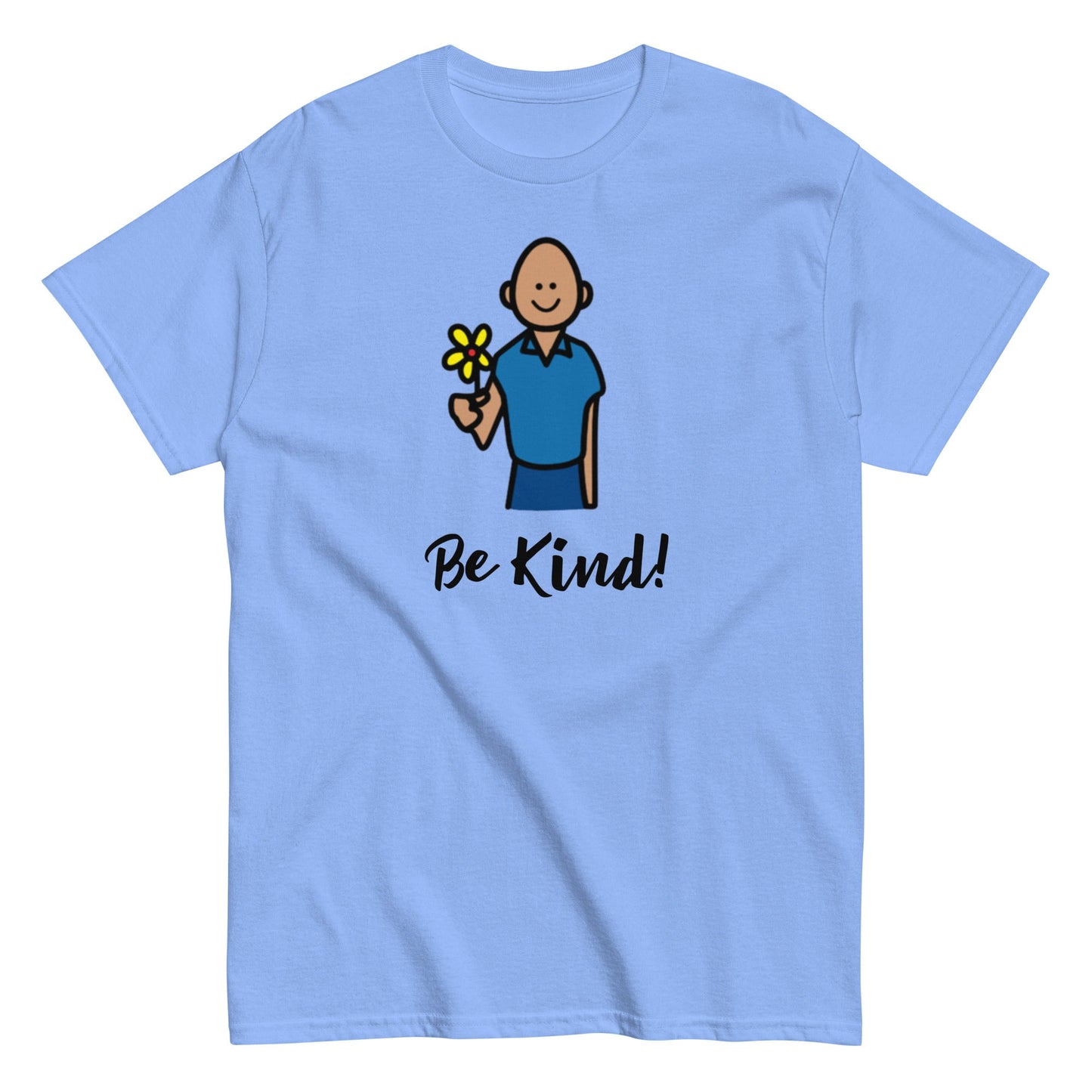 Special education teacher t-shirt; SLP shirt, "Be Kind" Autism awareness t-shirt with Boardmaeker PCS Unisex classic shirt blue