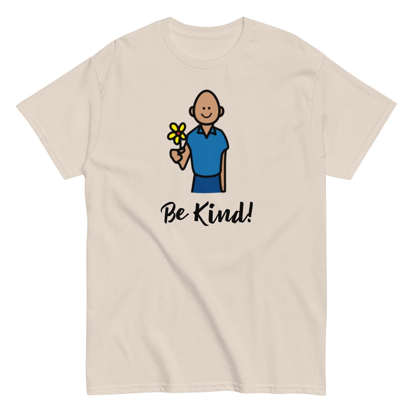 Special education teacher t-shirt; SLP shirt, "Be Kind" Autism awareness t-shirt with Boardmaeker PCS Unisex classic shirt cream