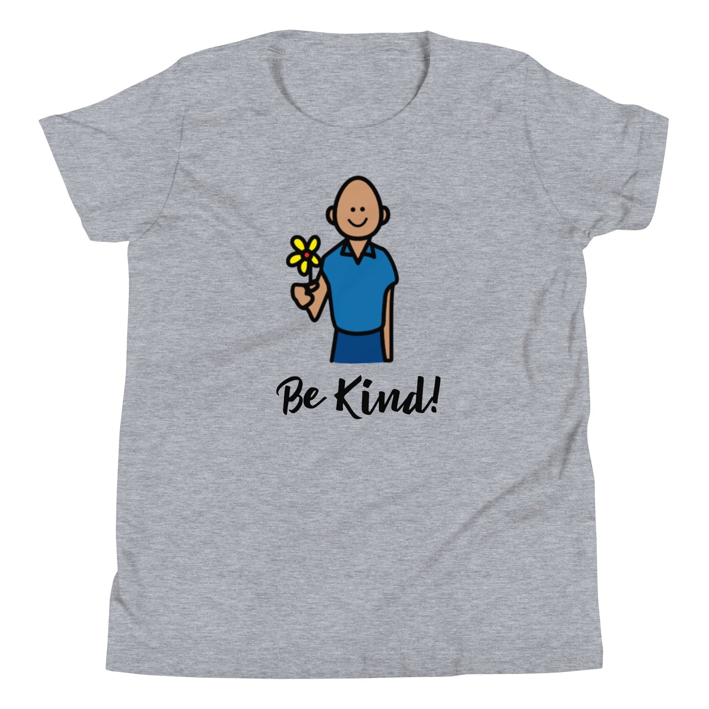 Be Kind Kids,youth autism awareness shirt, neurodiversity shirt, autism acceptance shirt gray with Boardmaker PCS