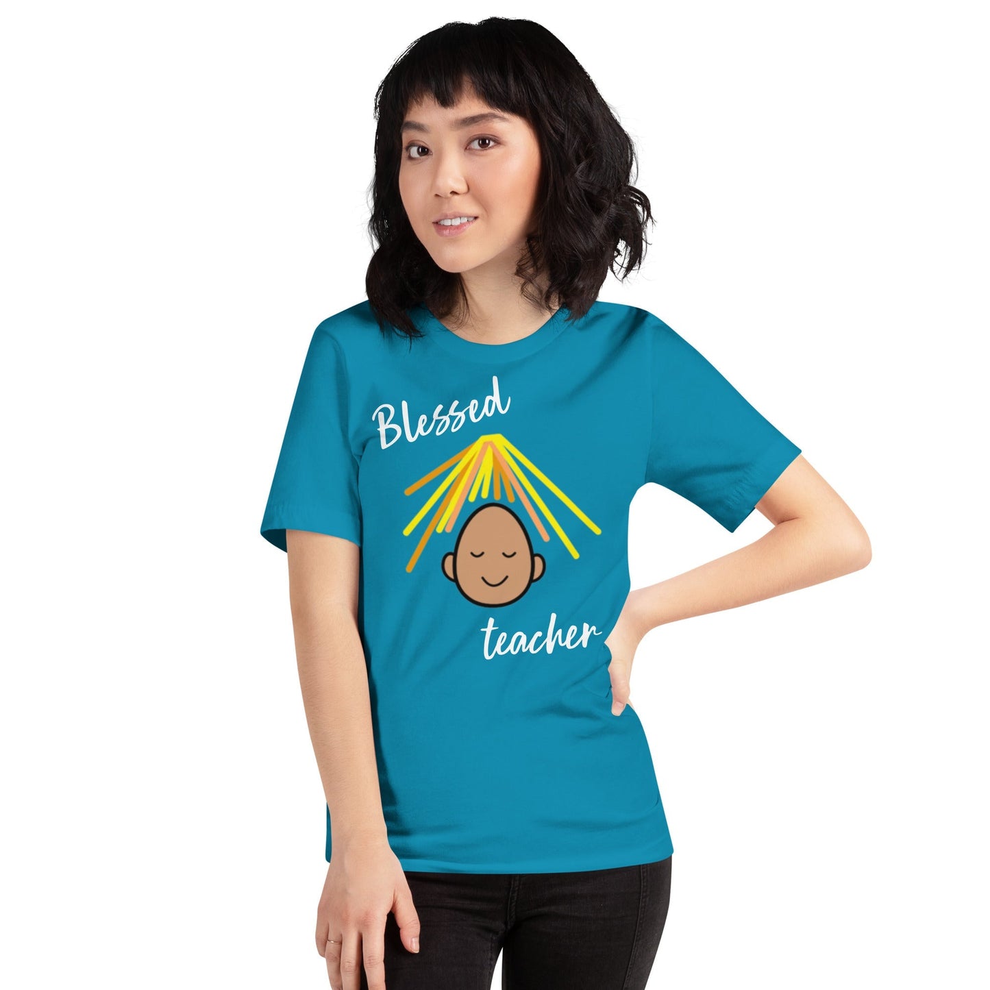 "Blessed Teacher" Special Education Teacher T-shirt with Boardmaker PCS Unisex