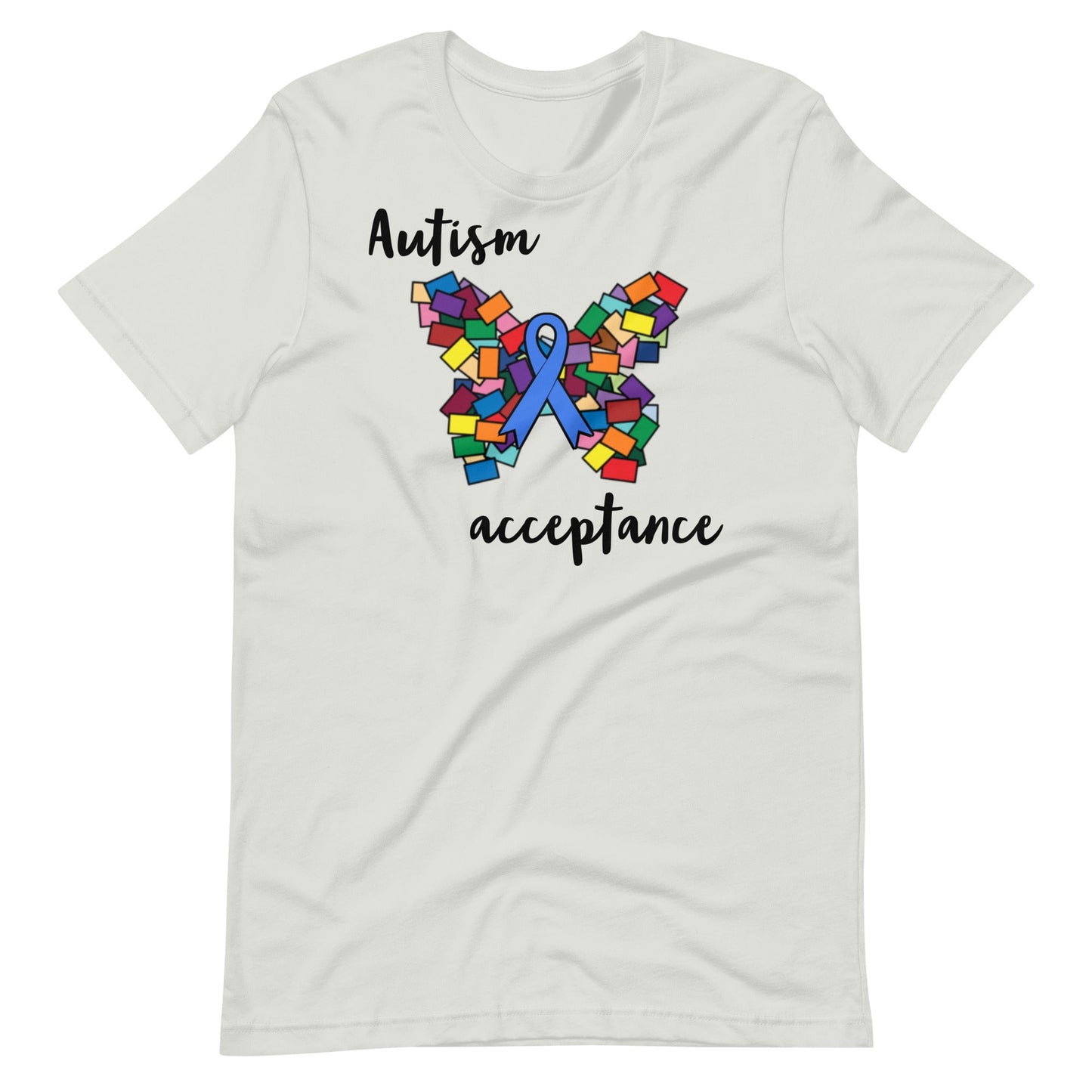 "Butterfly" Autism Acceptance T-shirt with Boardmaker PCS Unisex