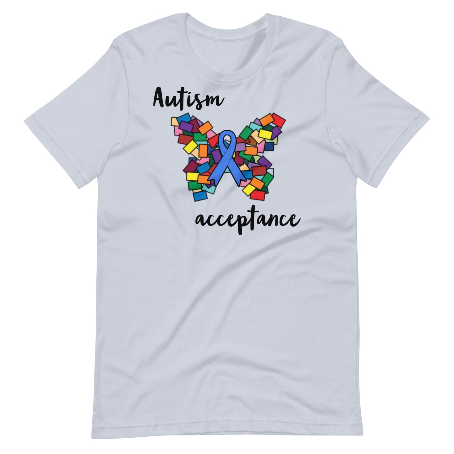 "Butterfly" Autism Acceptance T-shirt with Boardmaker PCS Unisex