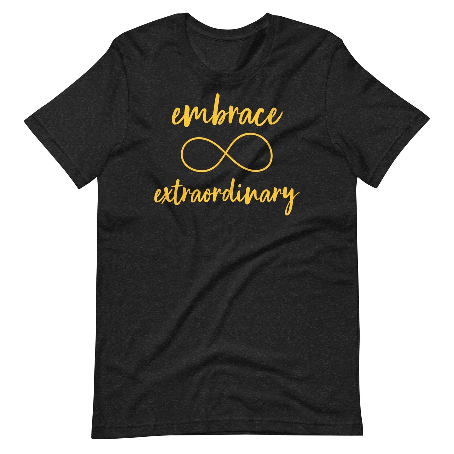 Autism Awareness shirt, Autism Acceptance shirt, Neurodiversity shirt, with gold infinity symbol Special Education teacher shirt, SLP shirt, Autism Shirt black, dark gray