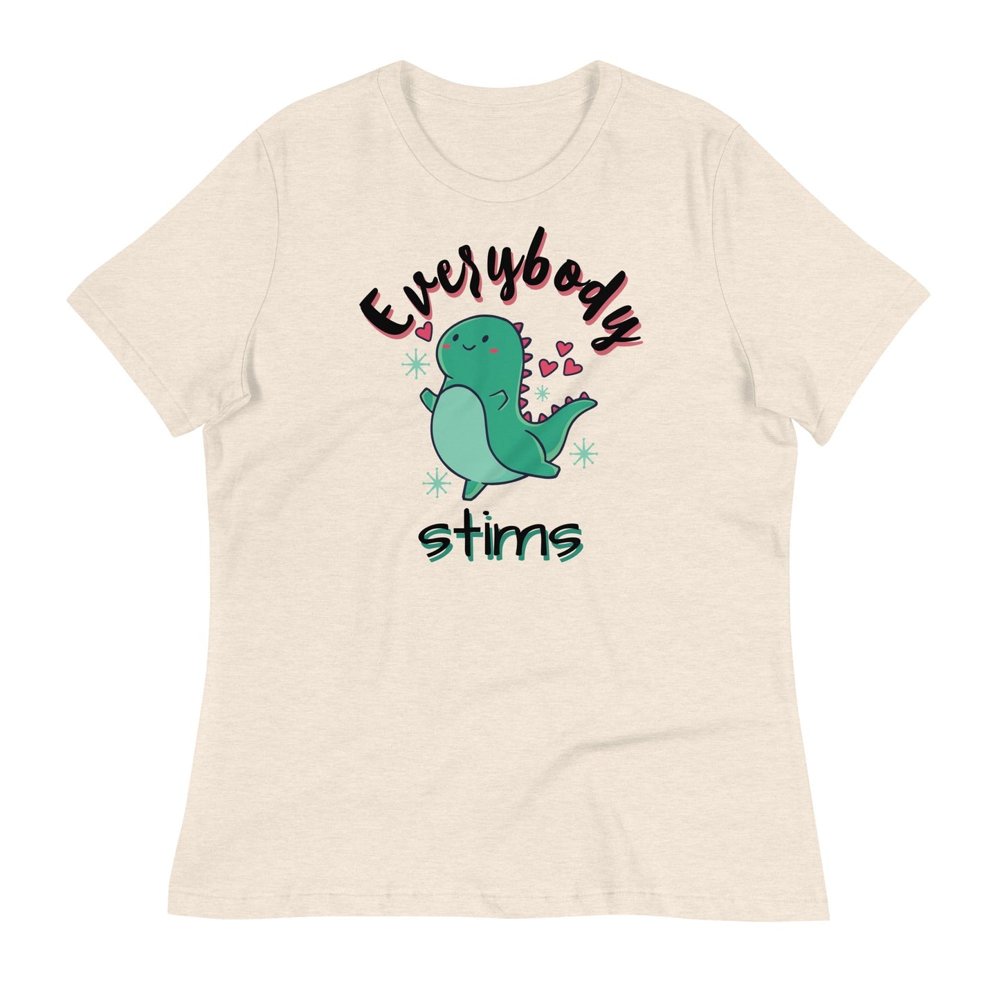 "Everybody Stims" Autism Acceptance Women's Relaxed T-Shirt