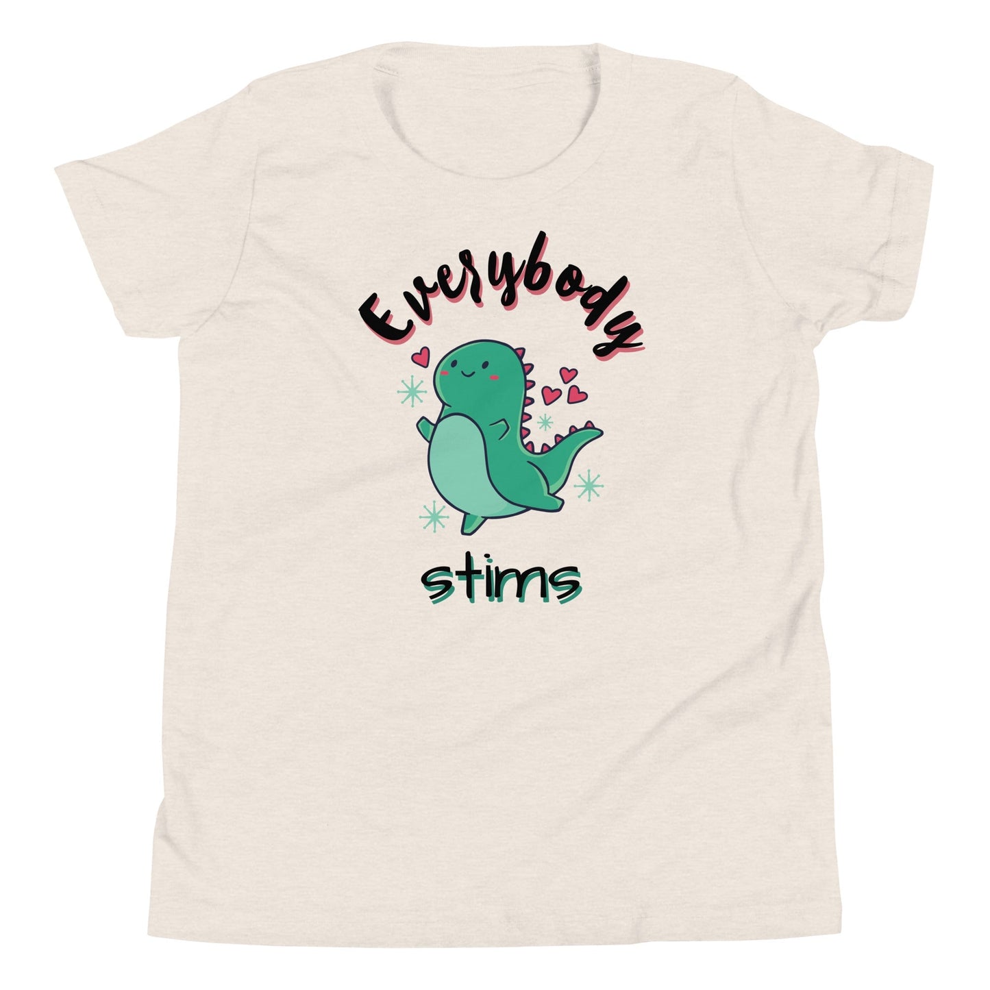 "Everybody Stims" Autism Acceptance Youth Short Sleeve T-Shirt