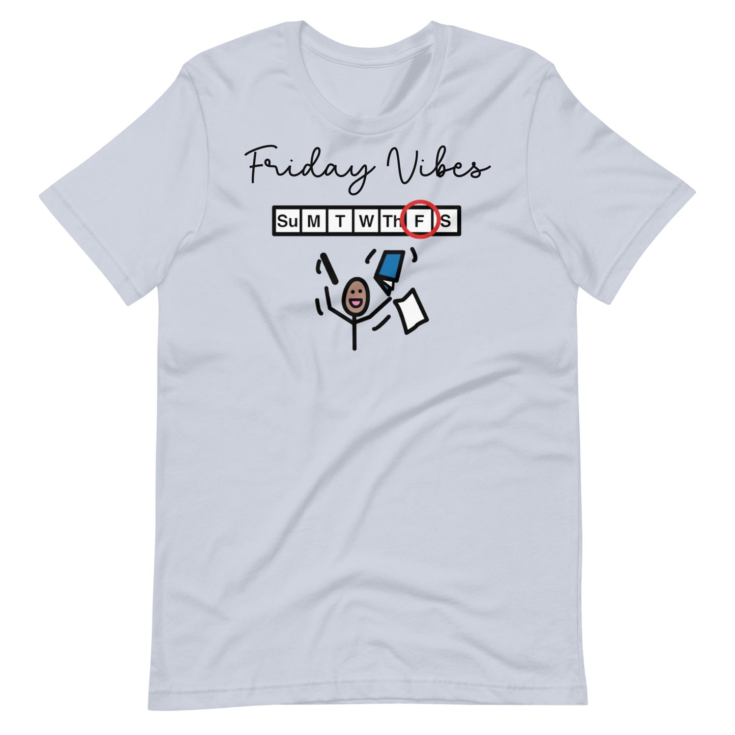 "Friday Vibes" Special Education Teacher t-shirt with Boardmaker PCS Unisex