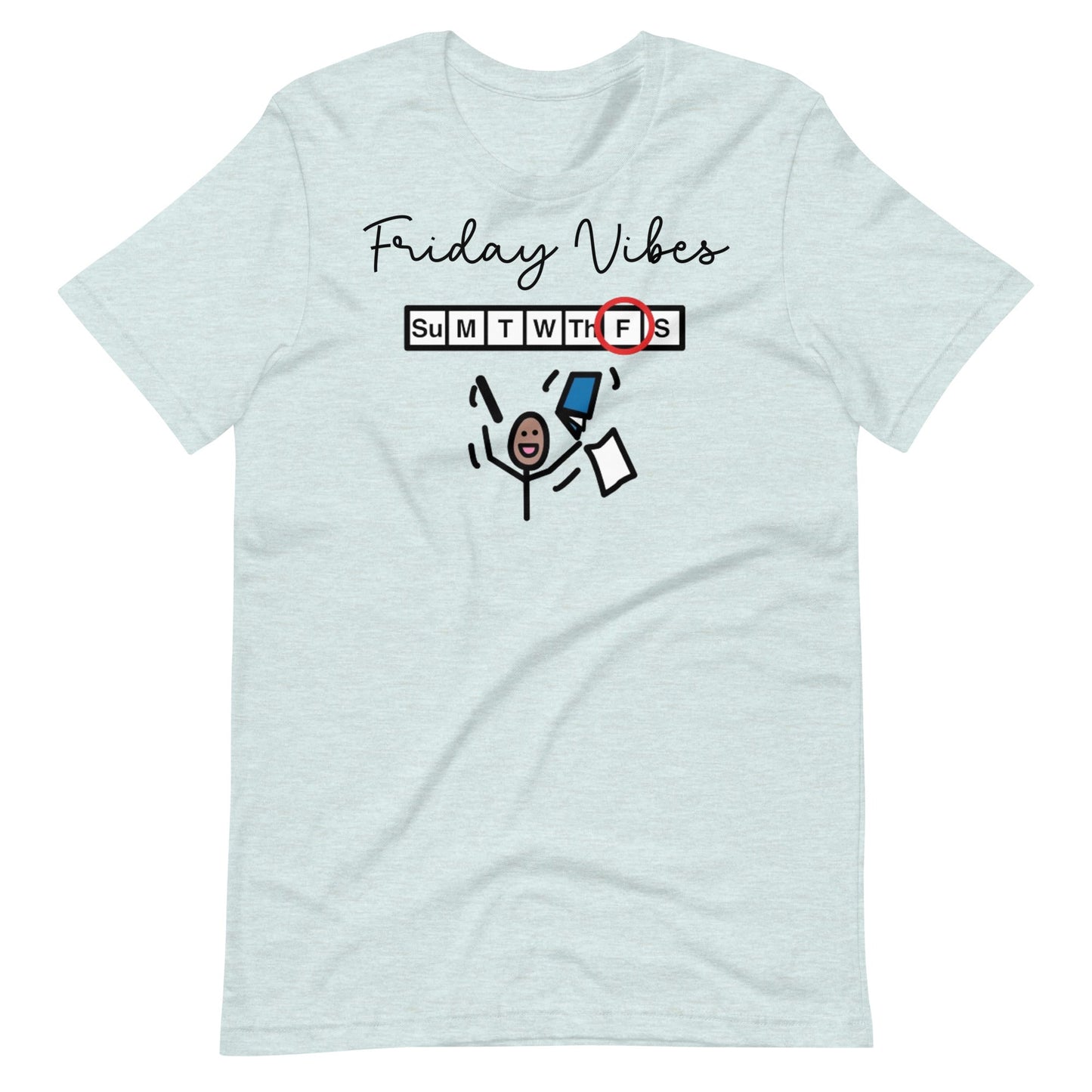 "Friday Vibes" Special Education Teacher t-shirt with Boardmaker PCS Unisex