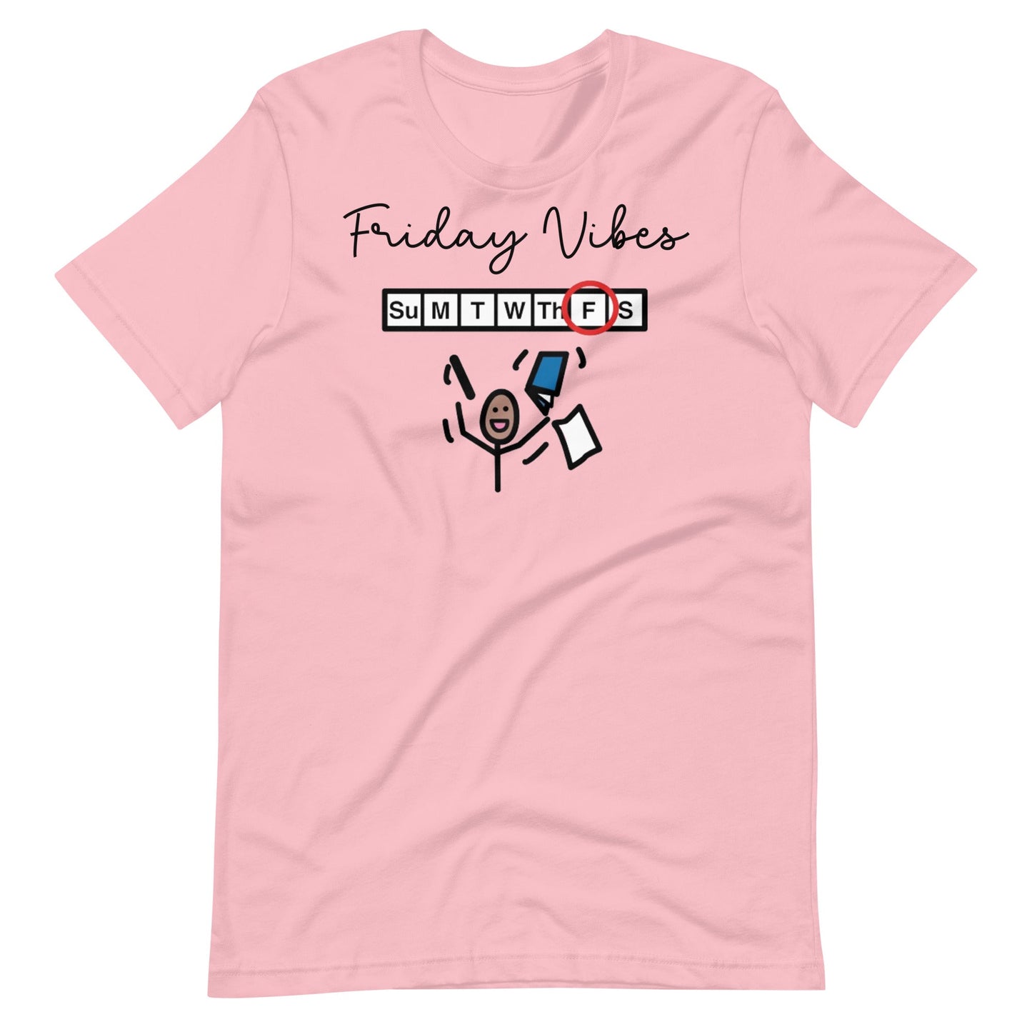 "Friday Vibes" Special Education Teacher t-shirt with Boardmaker PCS Unisex