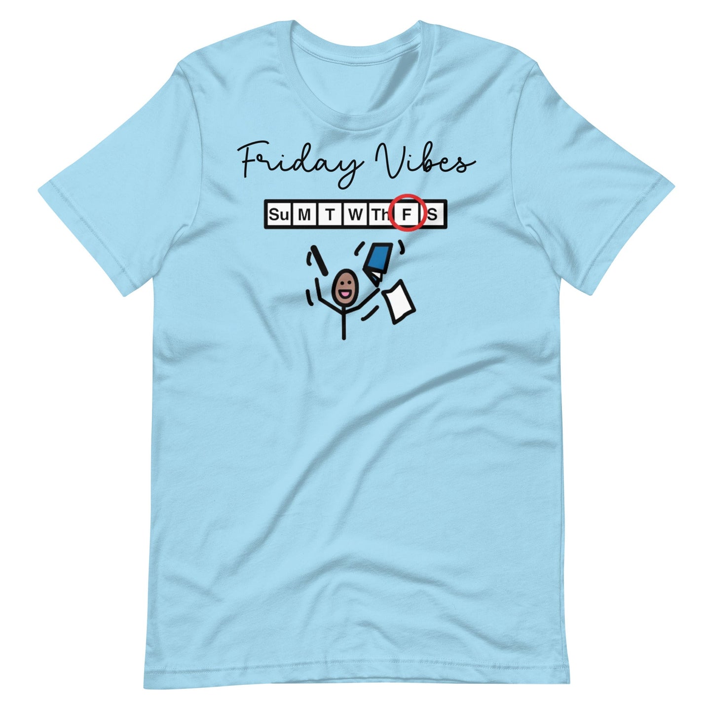 "Friday Vibes" Special Education Teacher t-shirt with Boardmaker PCS Unisex