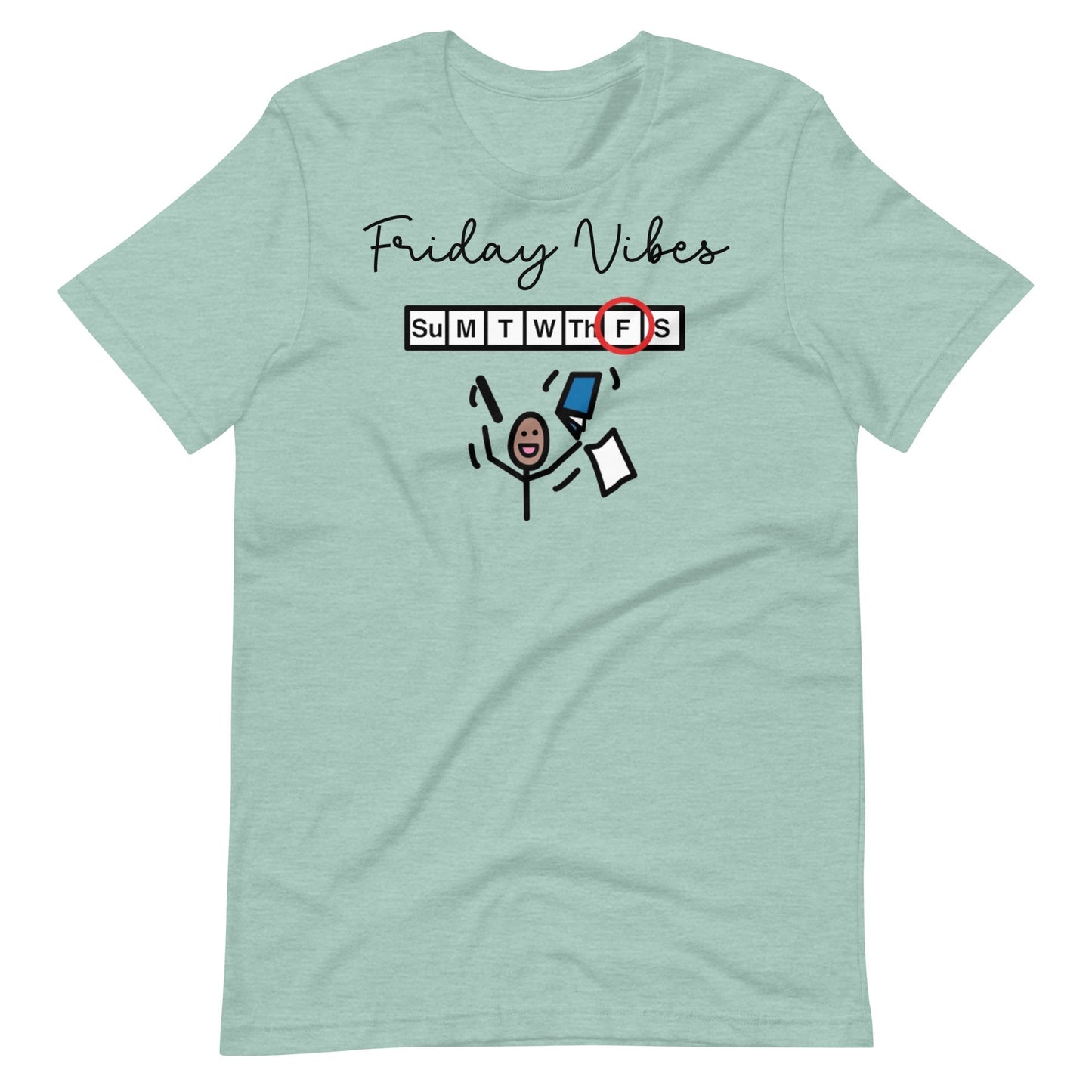 "Friday Vibes" Special Education Teacher t-shirt with Boardmaker PCS Unisex