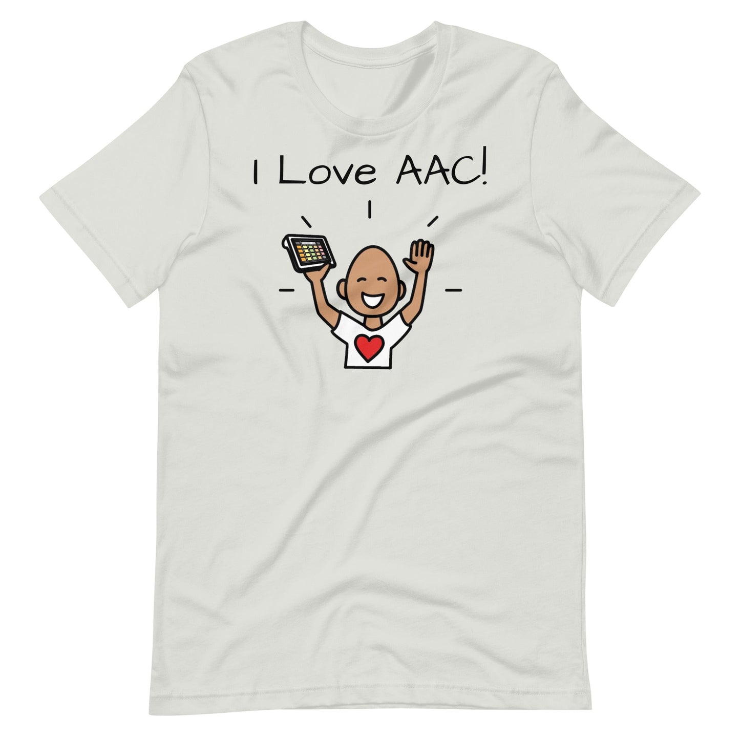 "I Love AAC" Speech Therapist (SLP) T-shirt, Special Education Teacher t-shirt with Boardmaker PCS Unisex