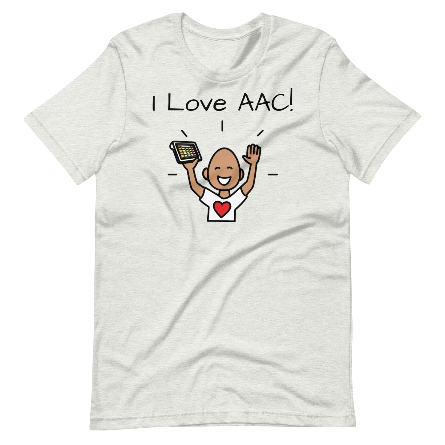 "I Love AAC" Speech Therapist (SLP) T-shirt, Special Education Teacher t-shirt with Boardmaker PCS Unisex