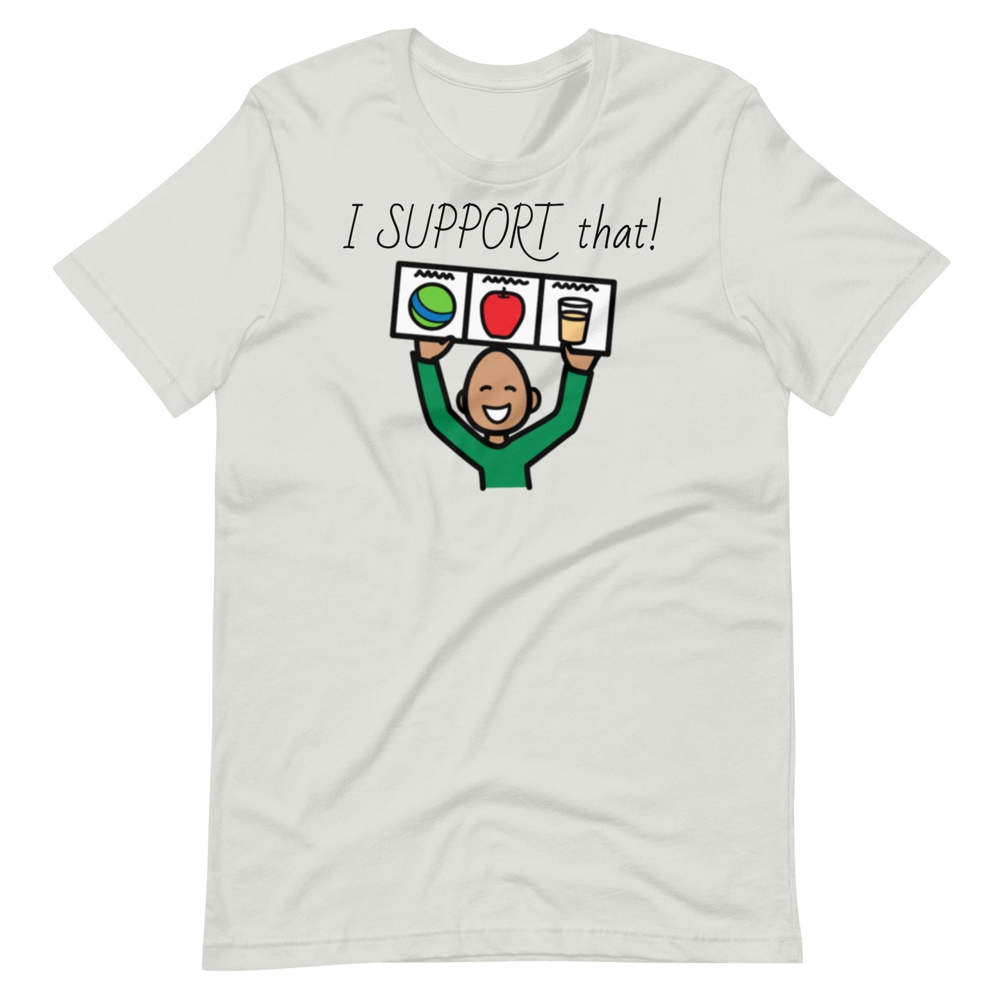 "I Support That" Visual Supports Special Education Teacher t-shirt with Boardmaker PCS Unisex