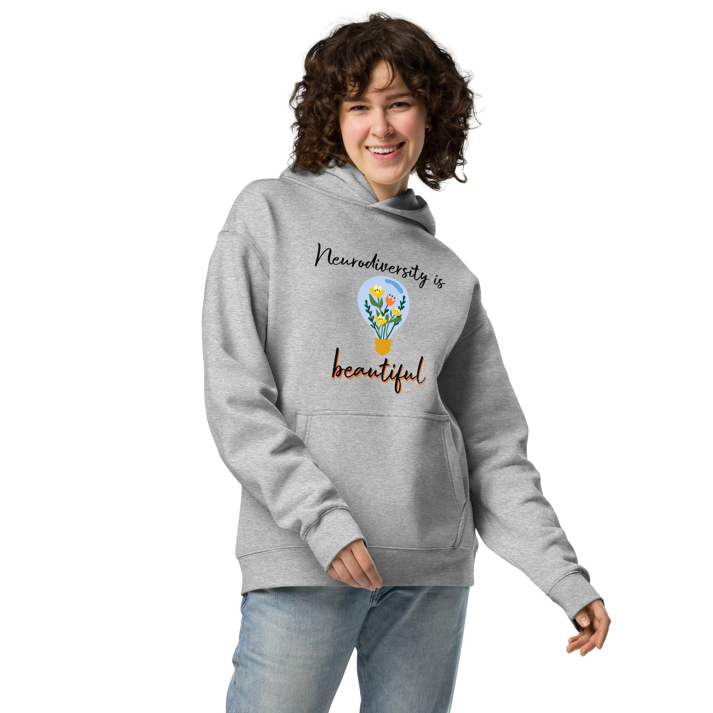 "Neurodiversity is Beautiful" Autism Acceptance Unisex oversized hoodie