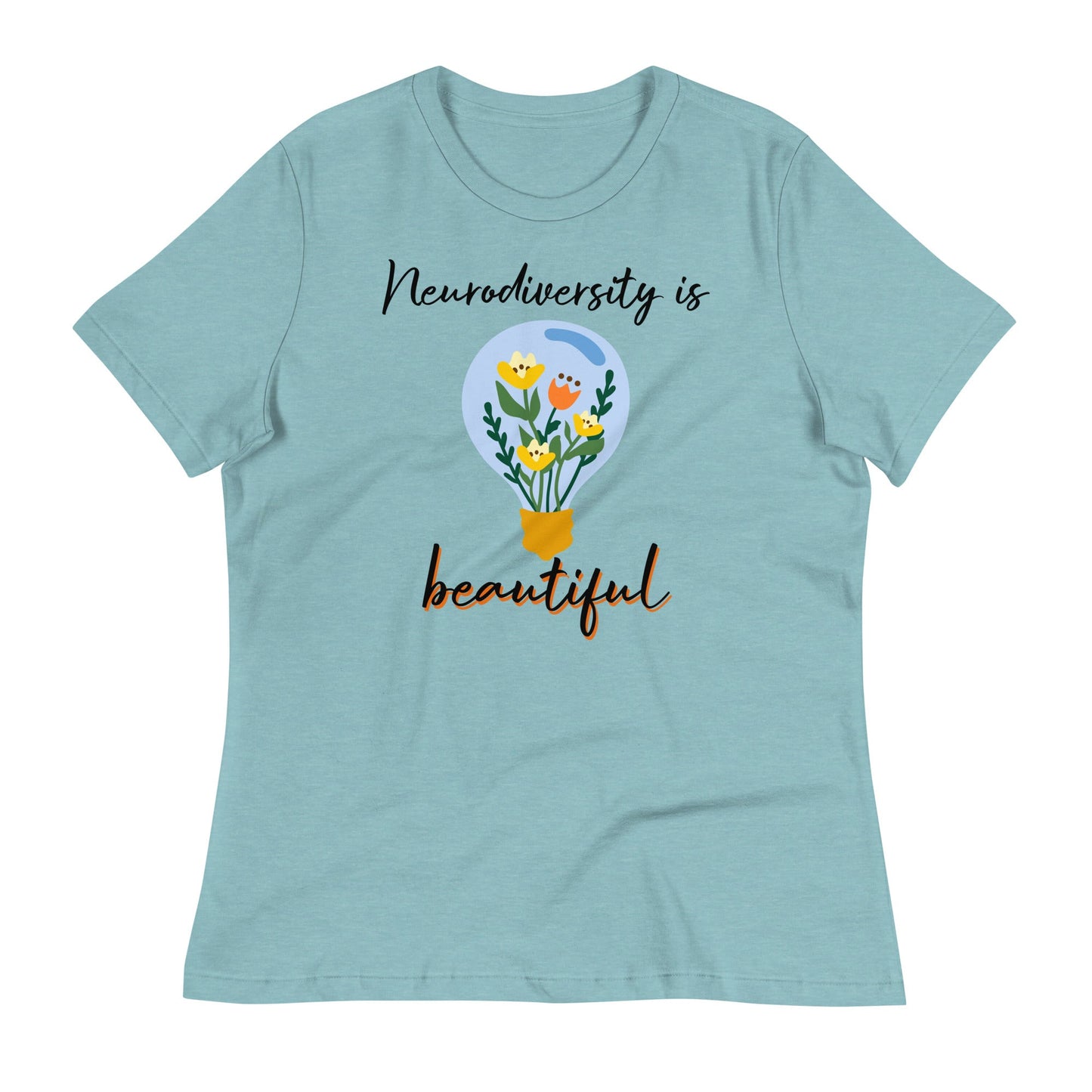 "Neurodiversity is Beautiful" Autism Acceptance Women's Relaxed T-Shirt