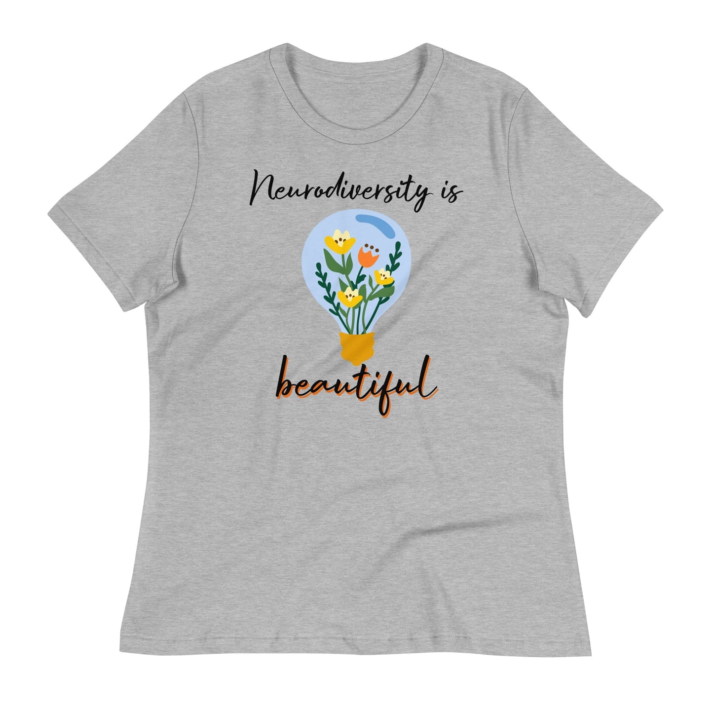 "Neurodiversity is Beautiful" Autism Acceptance Women's Relaxed T-Shirt