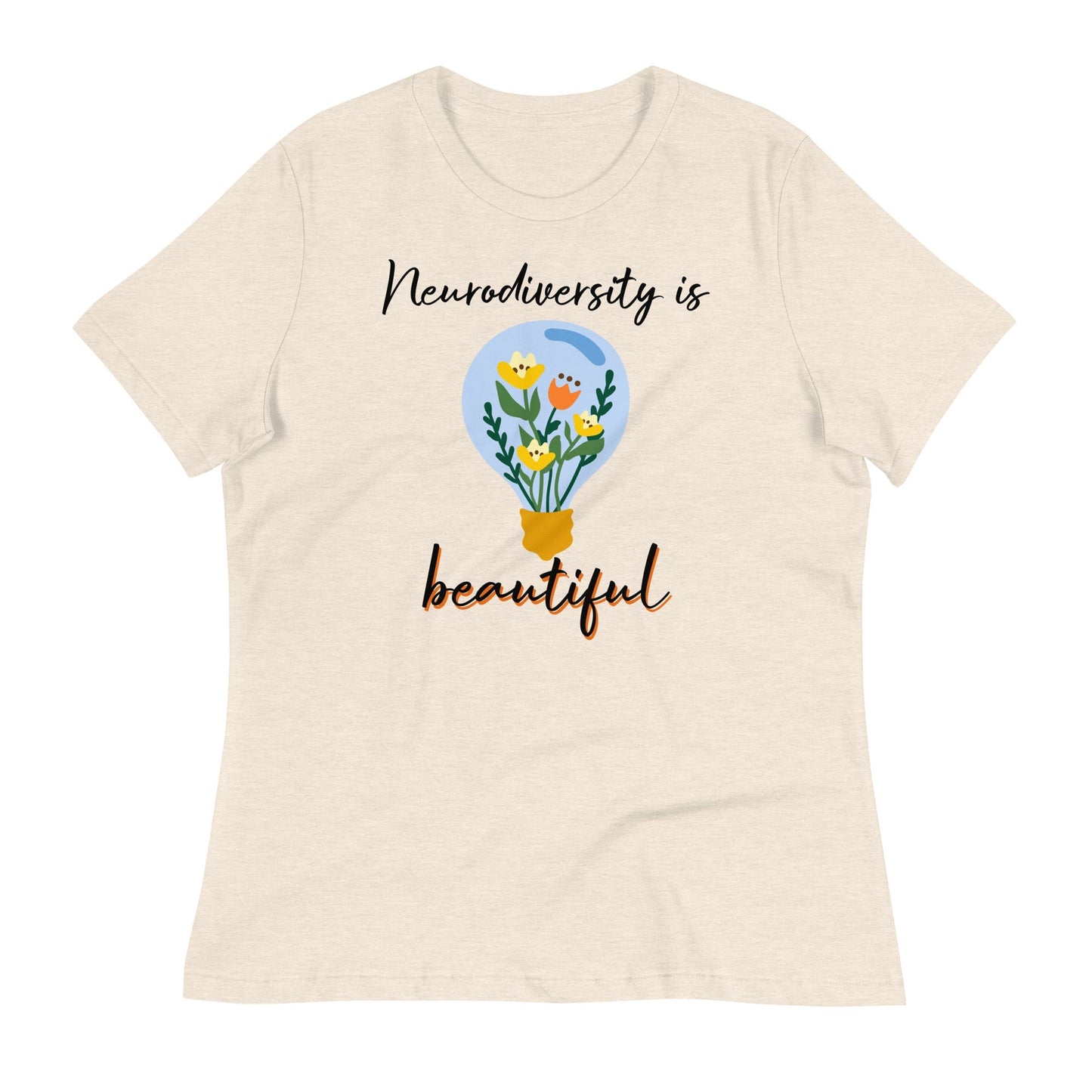 "Neurodiversity is Beautiful" Autism Acceptance Women's Relaxed T-Shirt