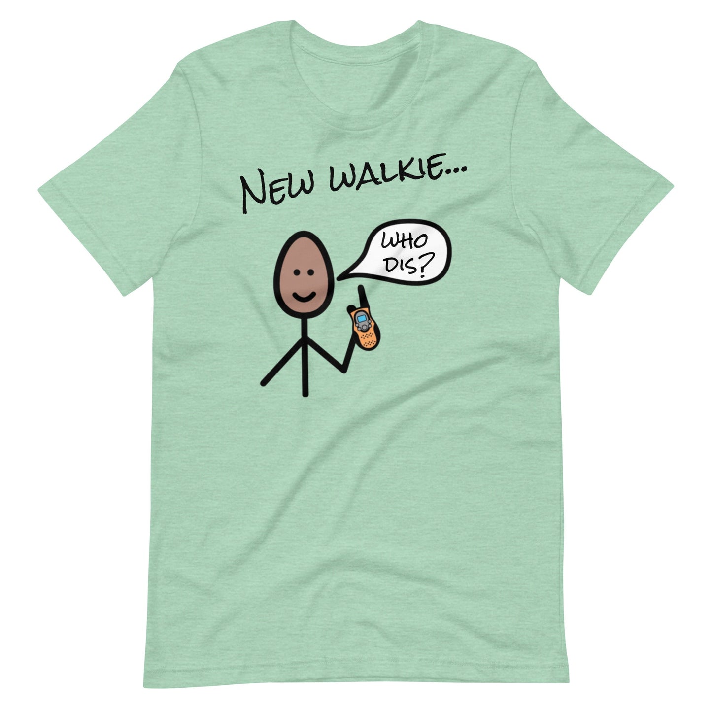 "New Walkie... Who Dis? RBT BCBA T-shirt with Boardmaker PCS Unisex