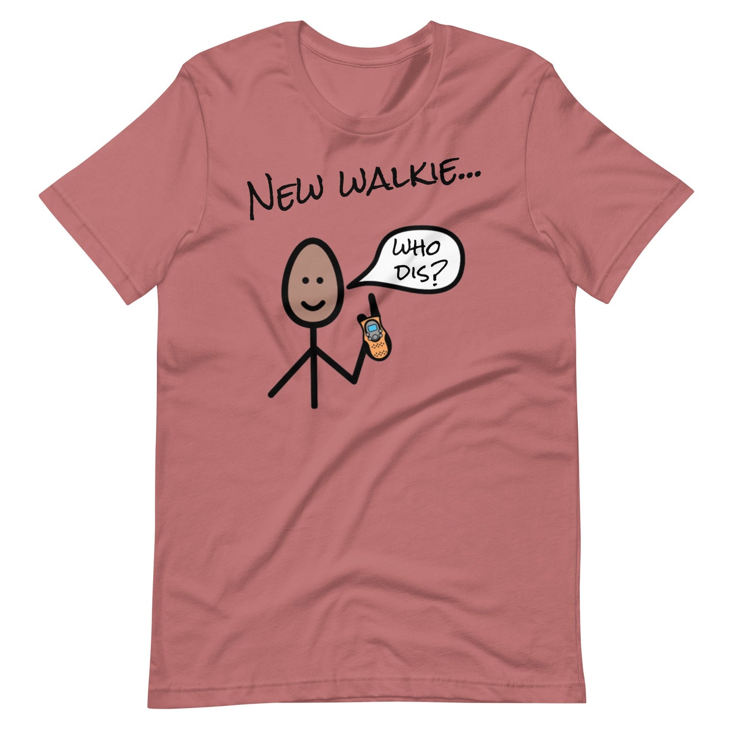 "New Walkie... Who Dis? RBT BCBA T-shirt with Boardmaker PCS Unisex