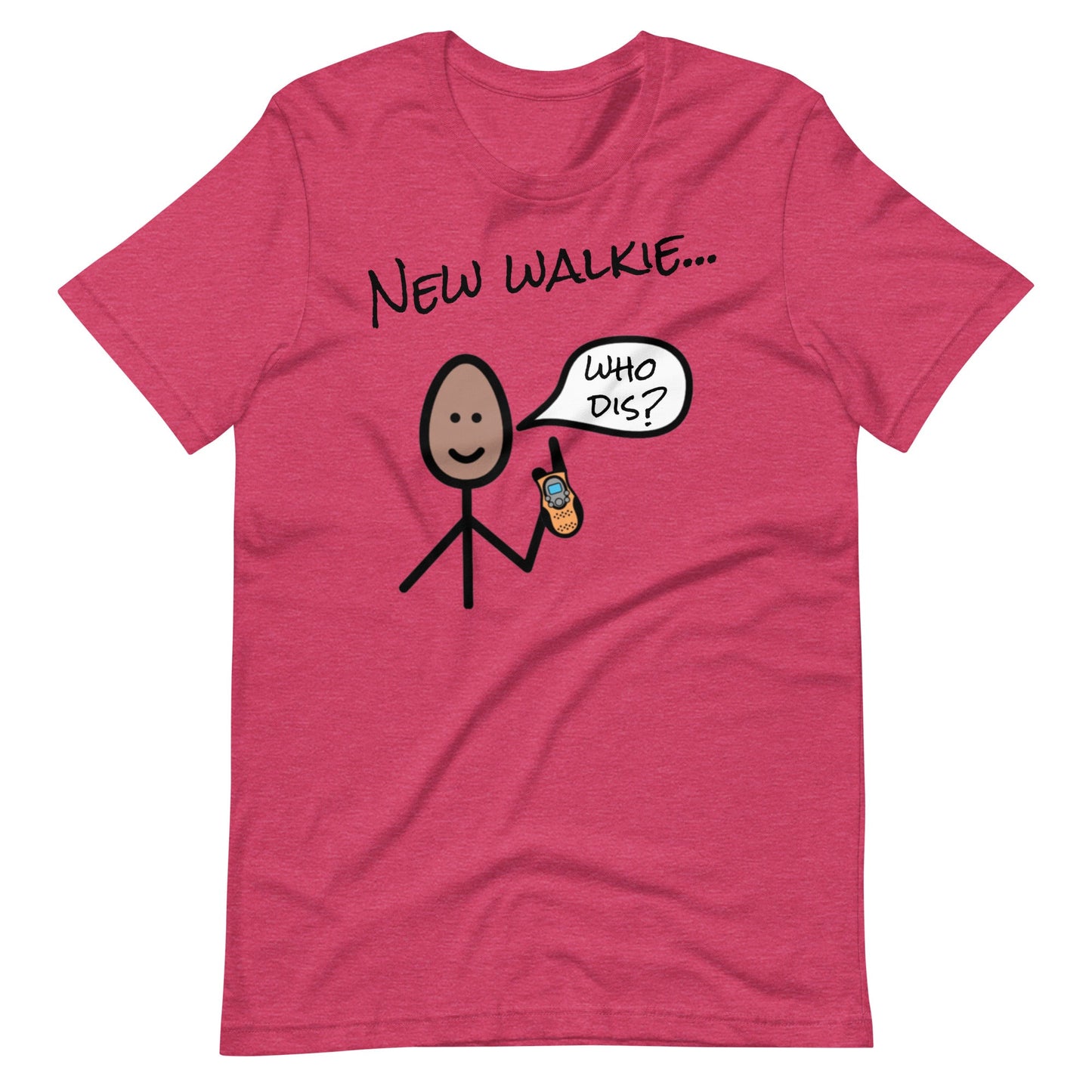 "New Walkie... Who Dis? RBT BCBA T-shirt with Boardmaker PCS Unisex