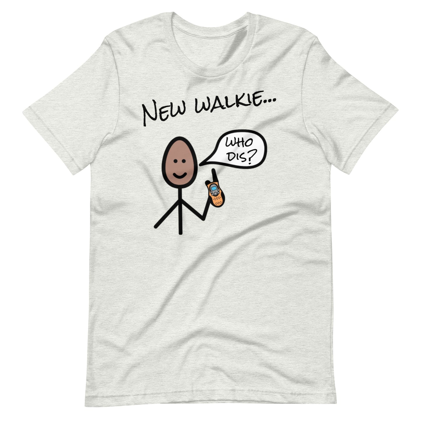 New Walkie Who Dis RBT, BCBA, ABA Shirt Behavior Therapist shirt, Special Education Shirt with Boardmaker PCS Funny gray