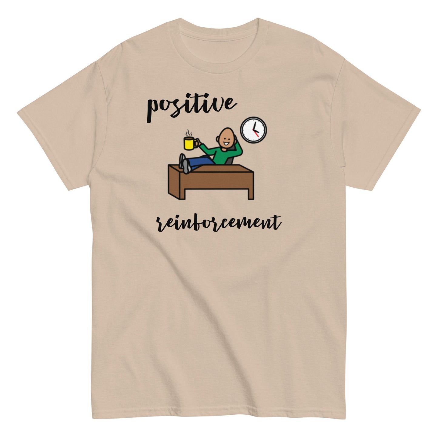 Funny BCBA shirt, RBT shirt, ABA shirt, Special Education Teacher shirt, Positive Reinforcment Coffee with Boardmaker PCS unisex cream