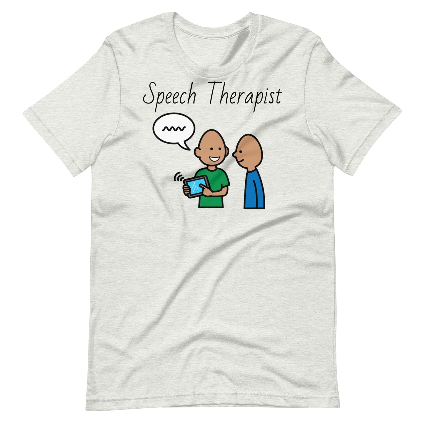 "Speech Therapist" Modeling AAC (SLP) T-shirt with Boardmaker PCS Unisex