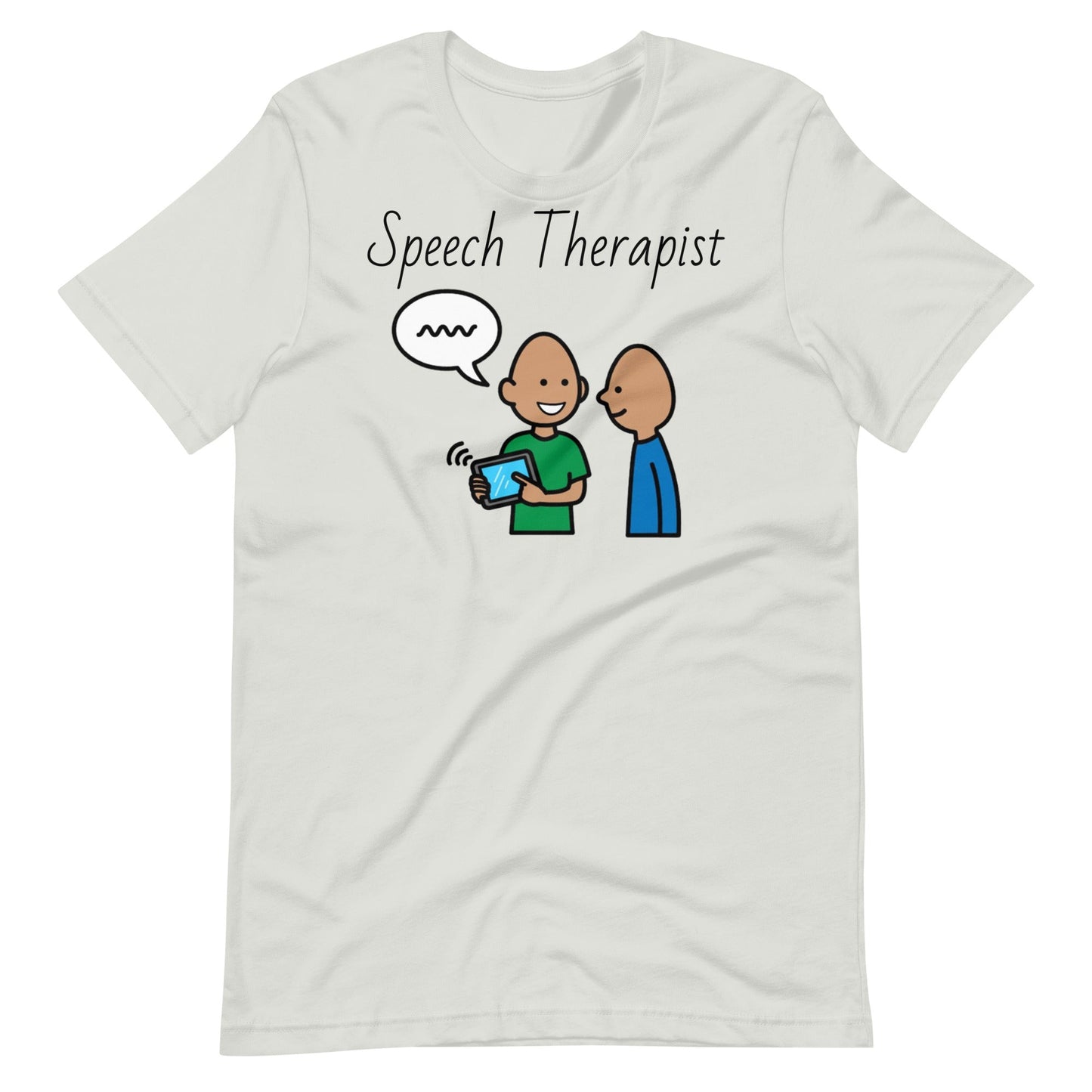 "Speech Therapist" Modeling AAC (SLP) T-shirt with Boardmaker PCS Unisex