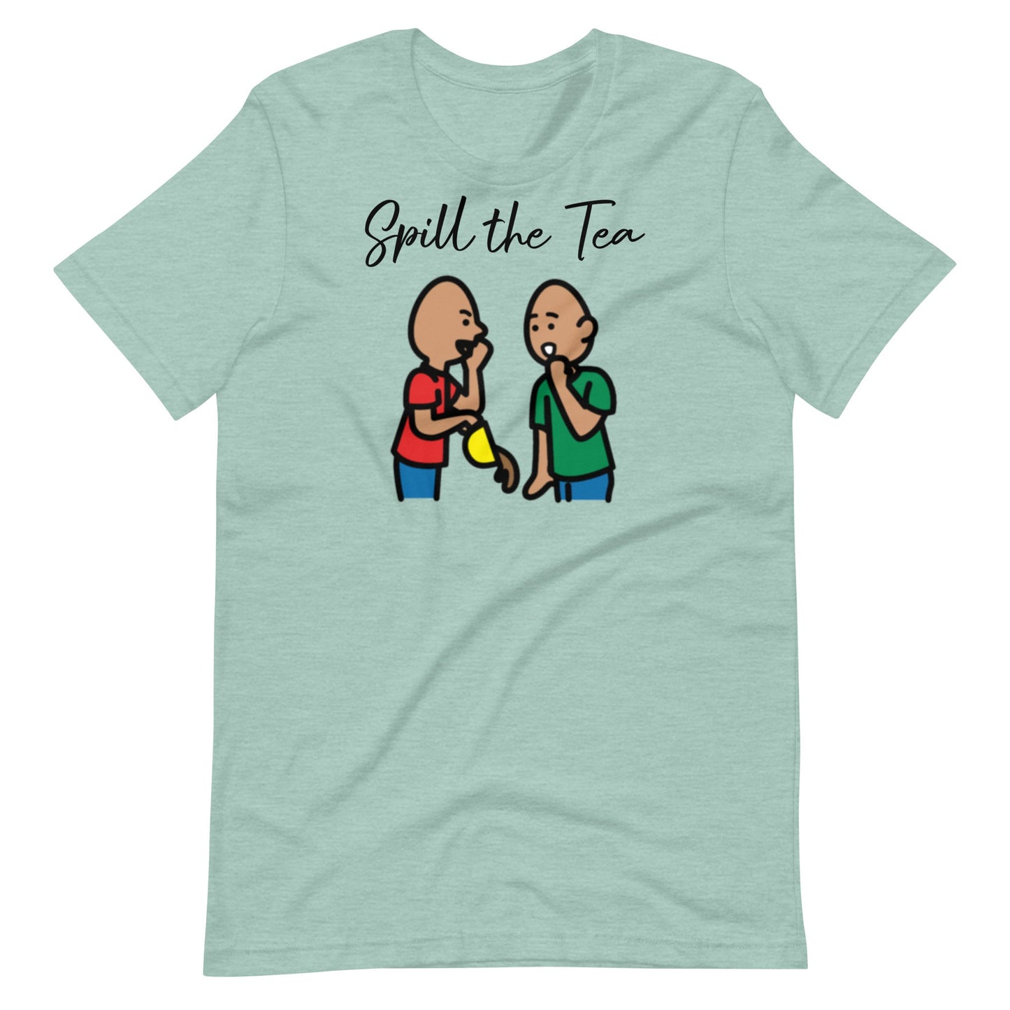 "Spill the Tea!" Funny Special Education Teacher t-shirt with Boardmaker Symbols Unisex