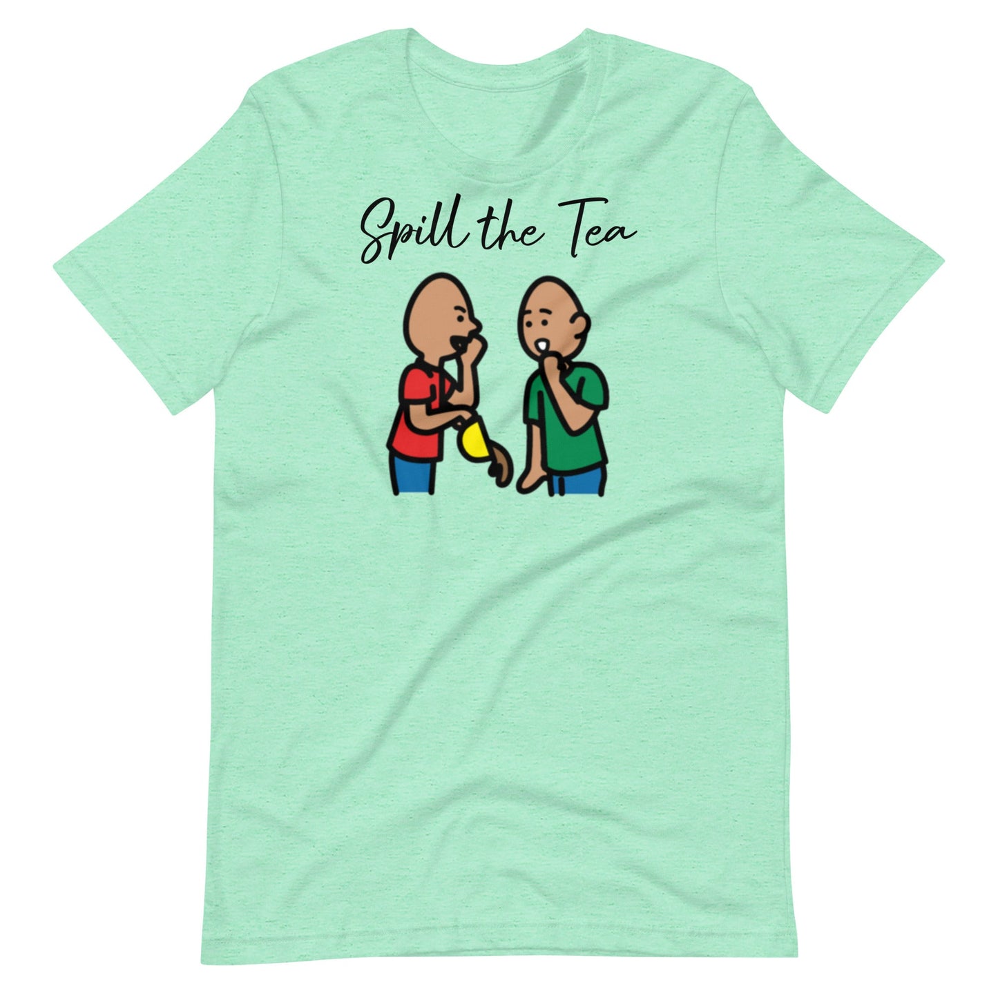 "Spill the Tea!" Funny Special Education Teacher t-shirt with Boardmaker Symbols Unisex