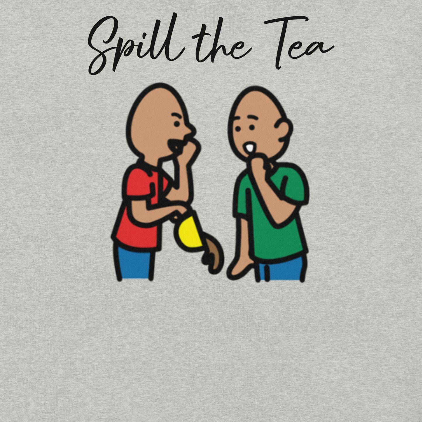 "Spill the Tea!" Funny Special Education Teacher t-shirt with Boardmaker Symbols Unisex