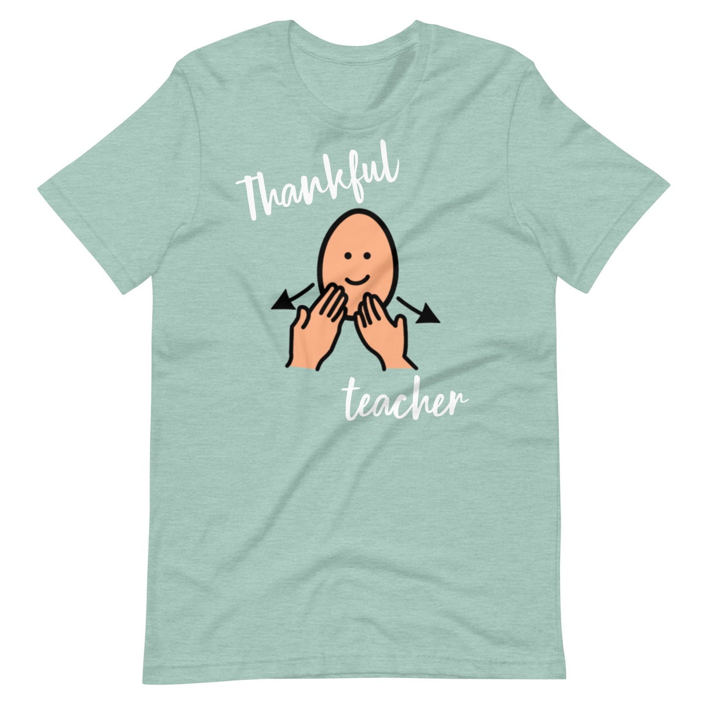 "Thankful Teacher" Fall Special Education Teacher T-shirt with Boardmaker PCS Unisex