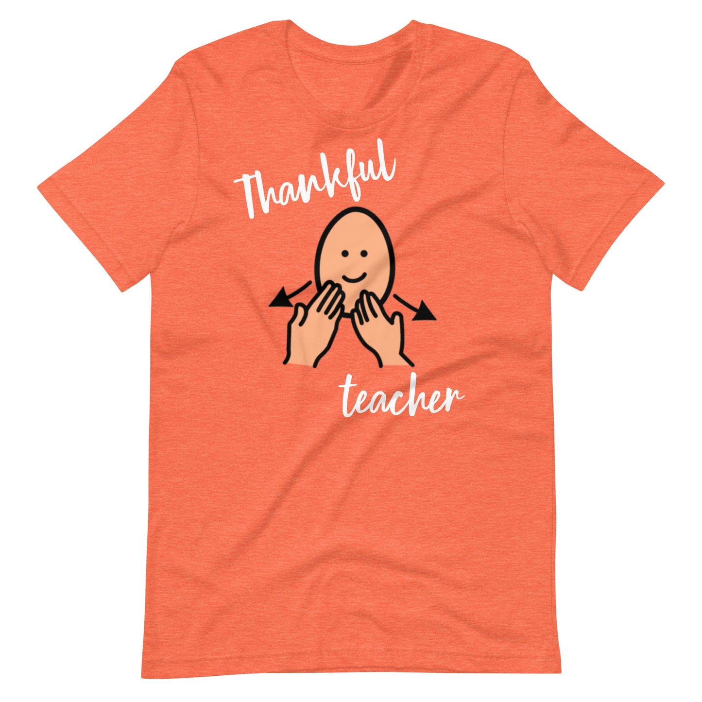 "Thankful Teacher" Fall Special Education Teacher T-shirt with Boardmaker PCS Unisex